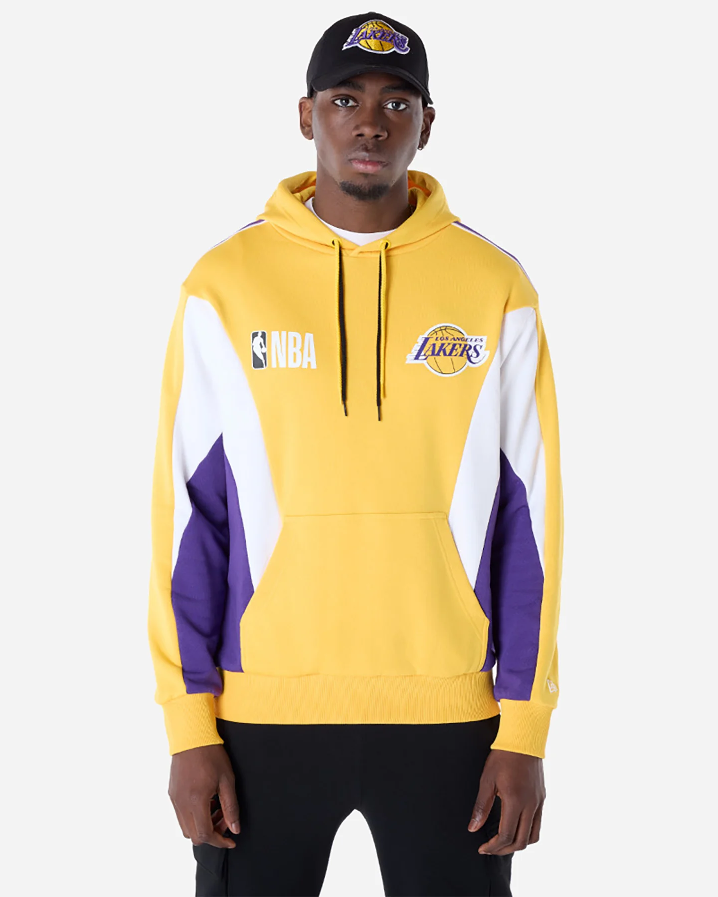 ABBIGLIAMENTO BASKET NEW ERA GRAPHIC OS LAKERS M