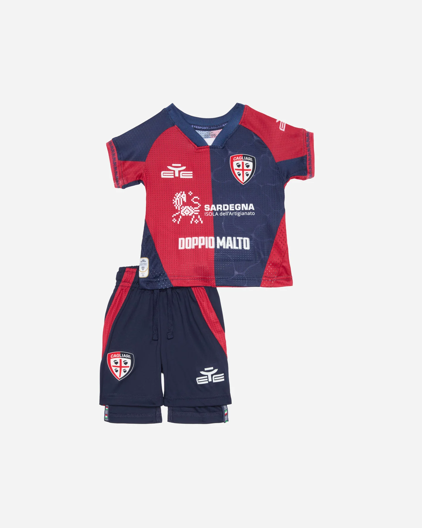 ABBIGLIAMENTO CALCIO UFFICIALE EYE CAGLIARI HOME 25-26 JR