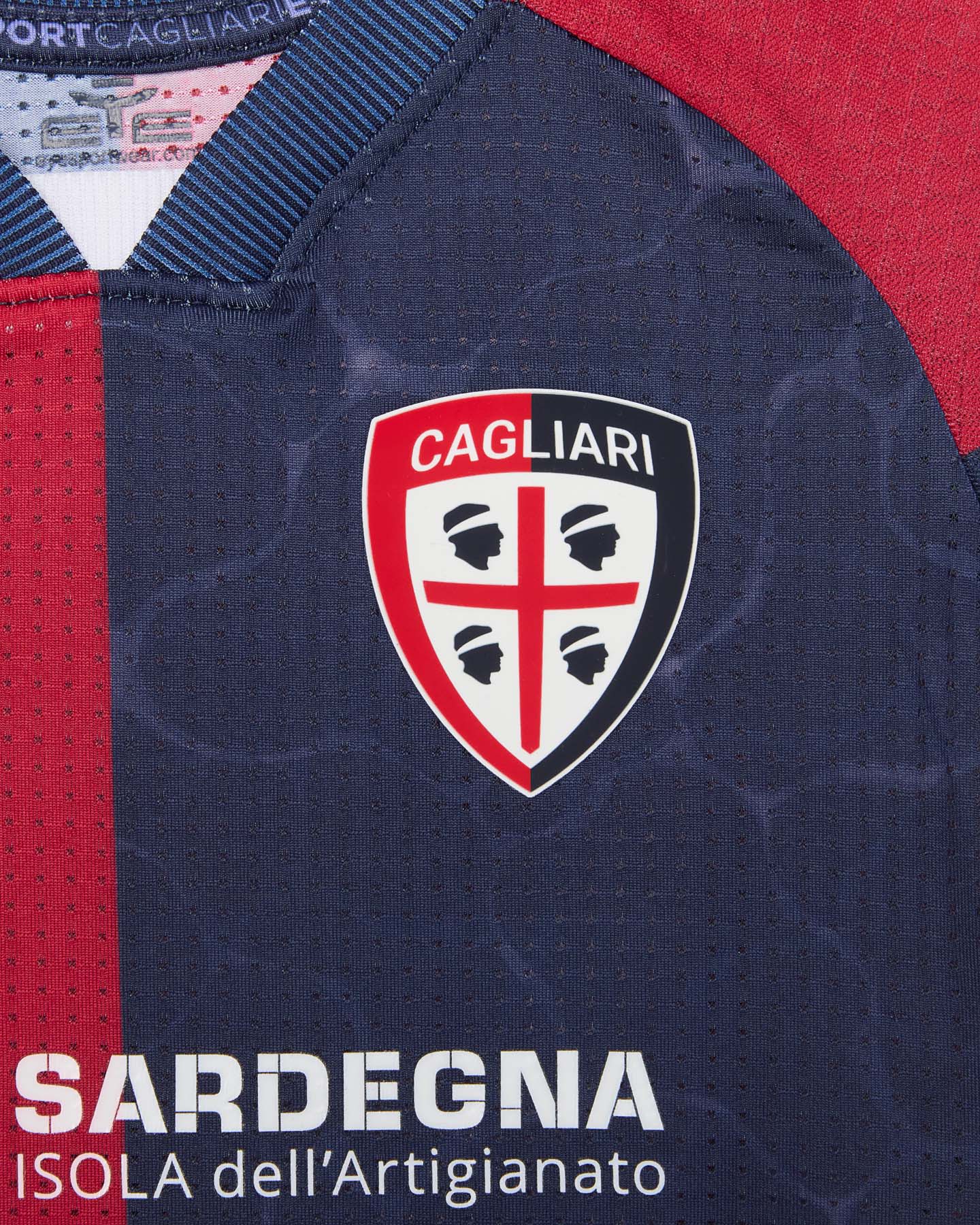 ABBIGLIAMENTO CALCIO UFFICIALE EYE CAGLIARI HOME 25-26 JR - Image 3