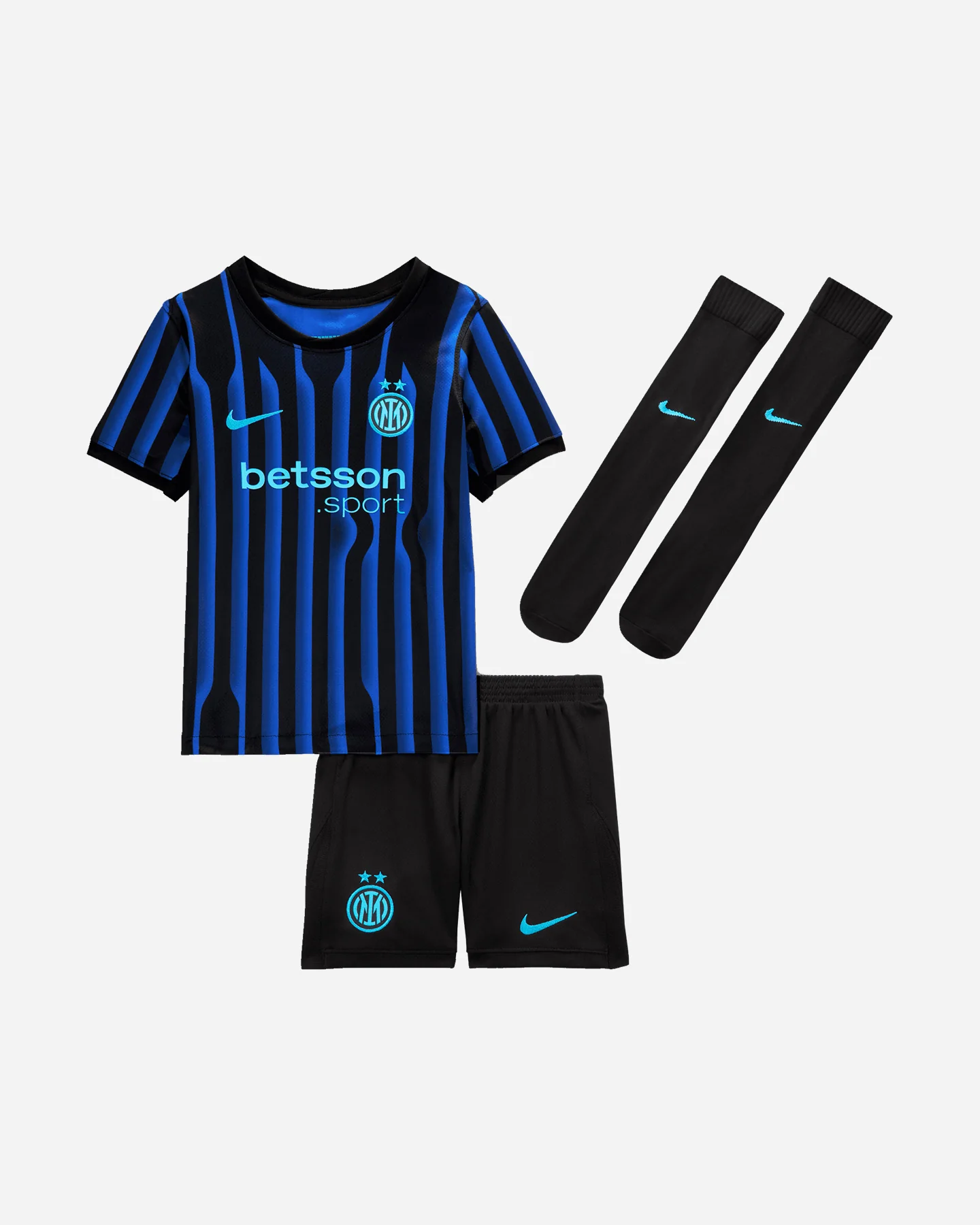 ABBIGLIAMENTO CALCIO UFFICIALE NIKE INTER 25-26 HOME STADIUM JR