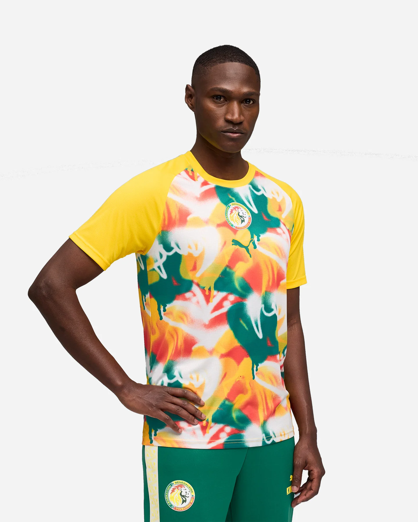 ABBIGLIAMENTO CALCIO UFFICIALE PUMA PREMATCH SENEGAL 26 M - Image 3