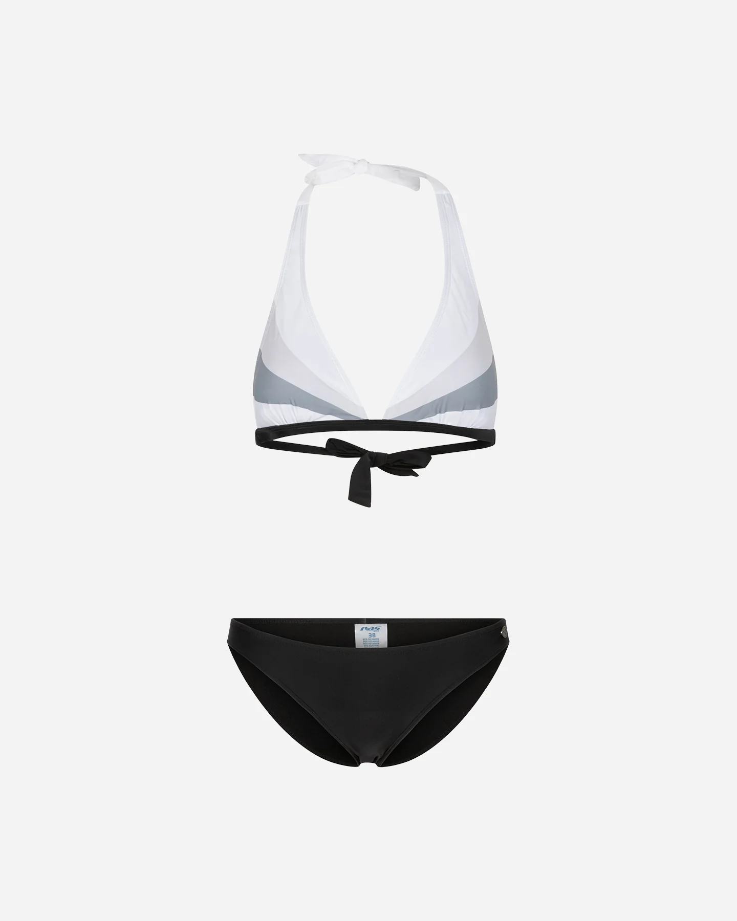BIKINI RAS HALTER OLGA W BLK