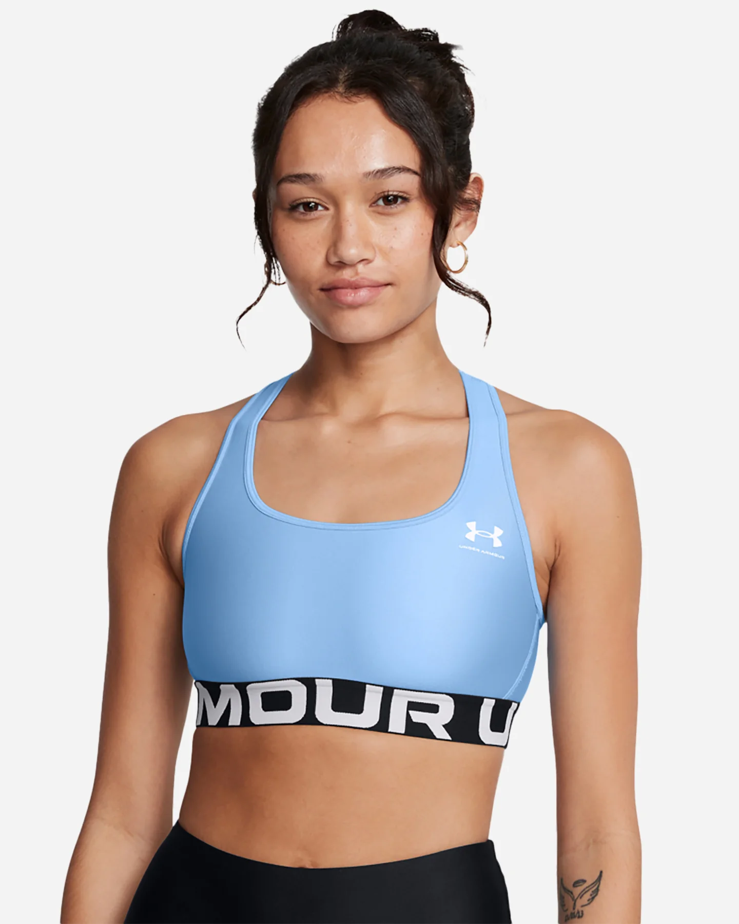 BRA TRAINING UNDER ARMOUR HEATGEAR MID BRANDED W