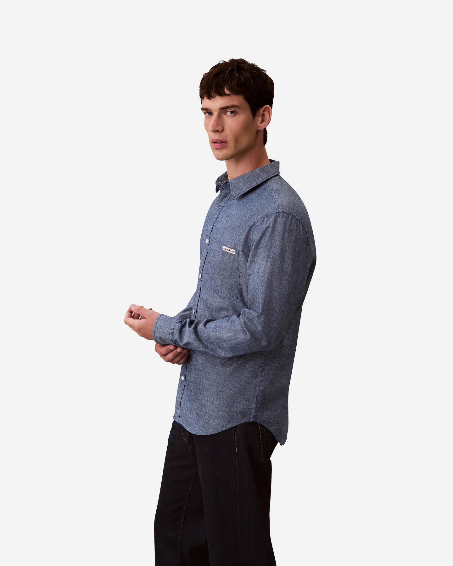 CAMICIA CALVIN KLEIN JEANS CHAMBRAY M - Image 3