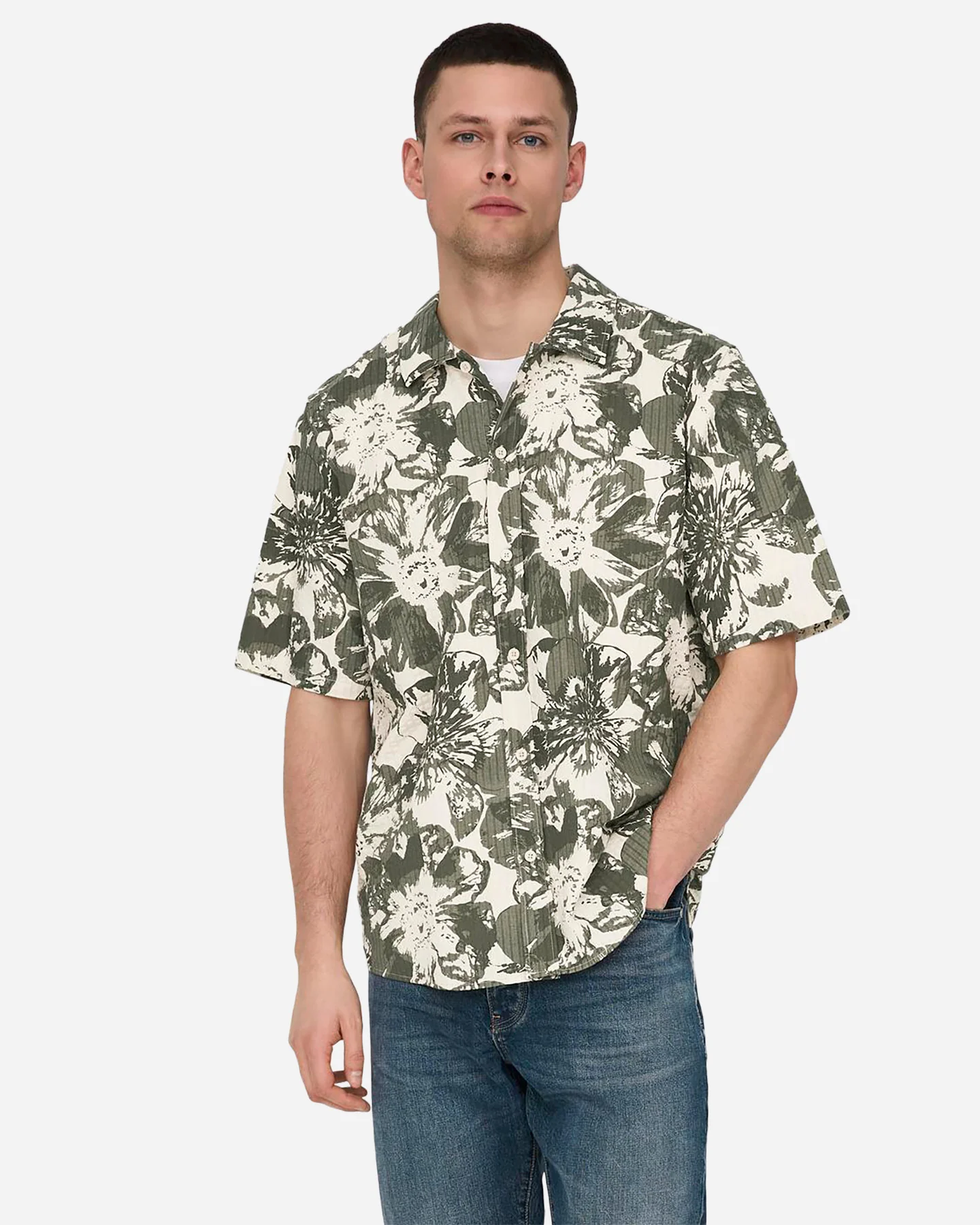 CAMICIA ONLY & SONS NICOLAI SEERSUCKER M - Image 33