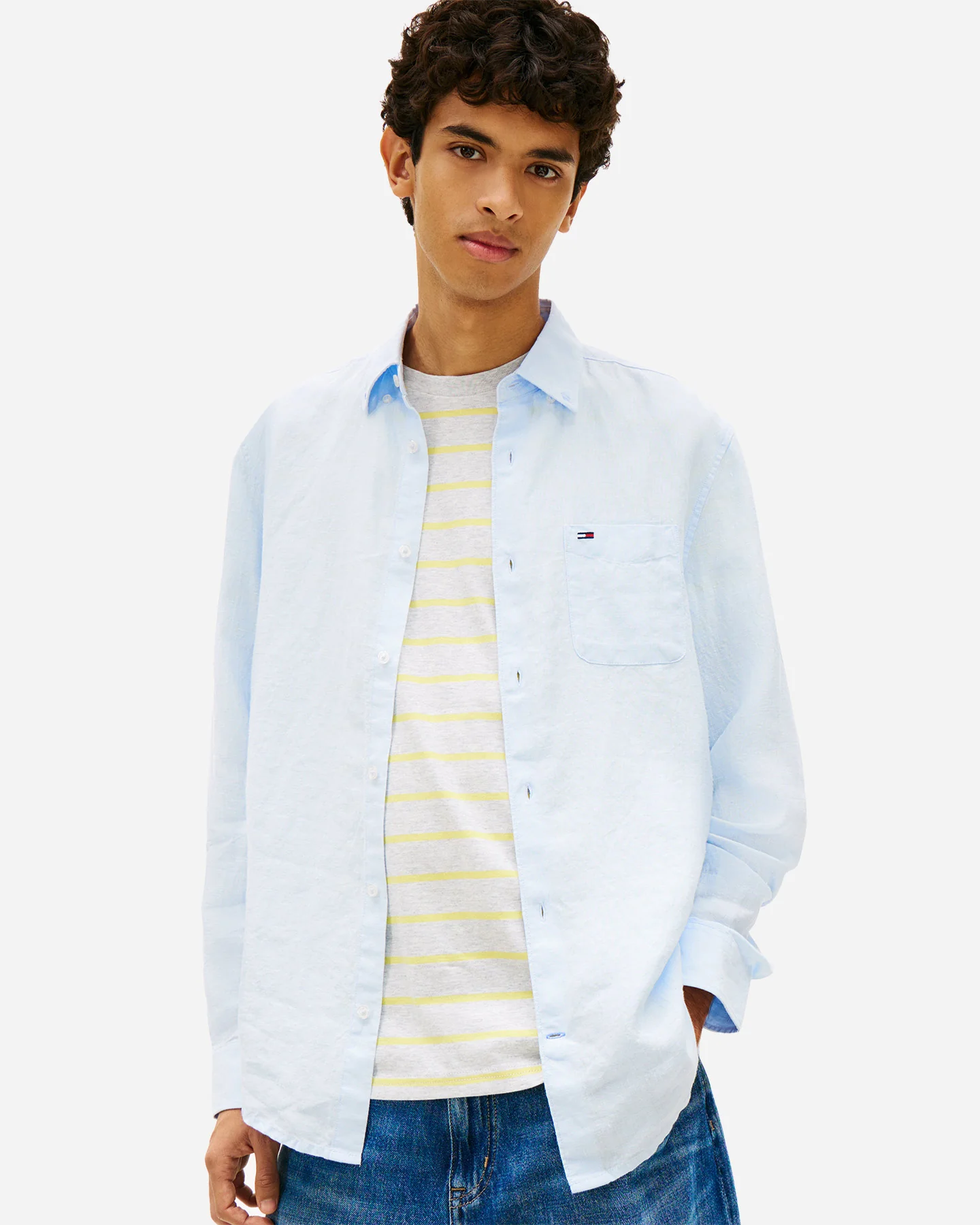 CAMICIA TOMMY HILFIGER LINEN M - Image 2