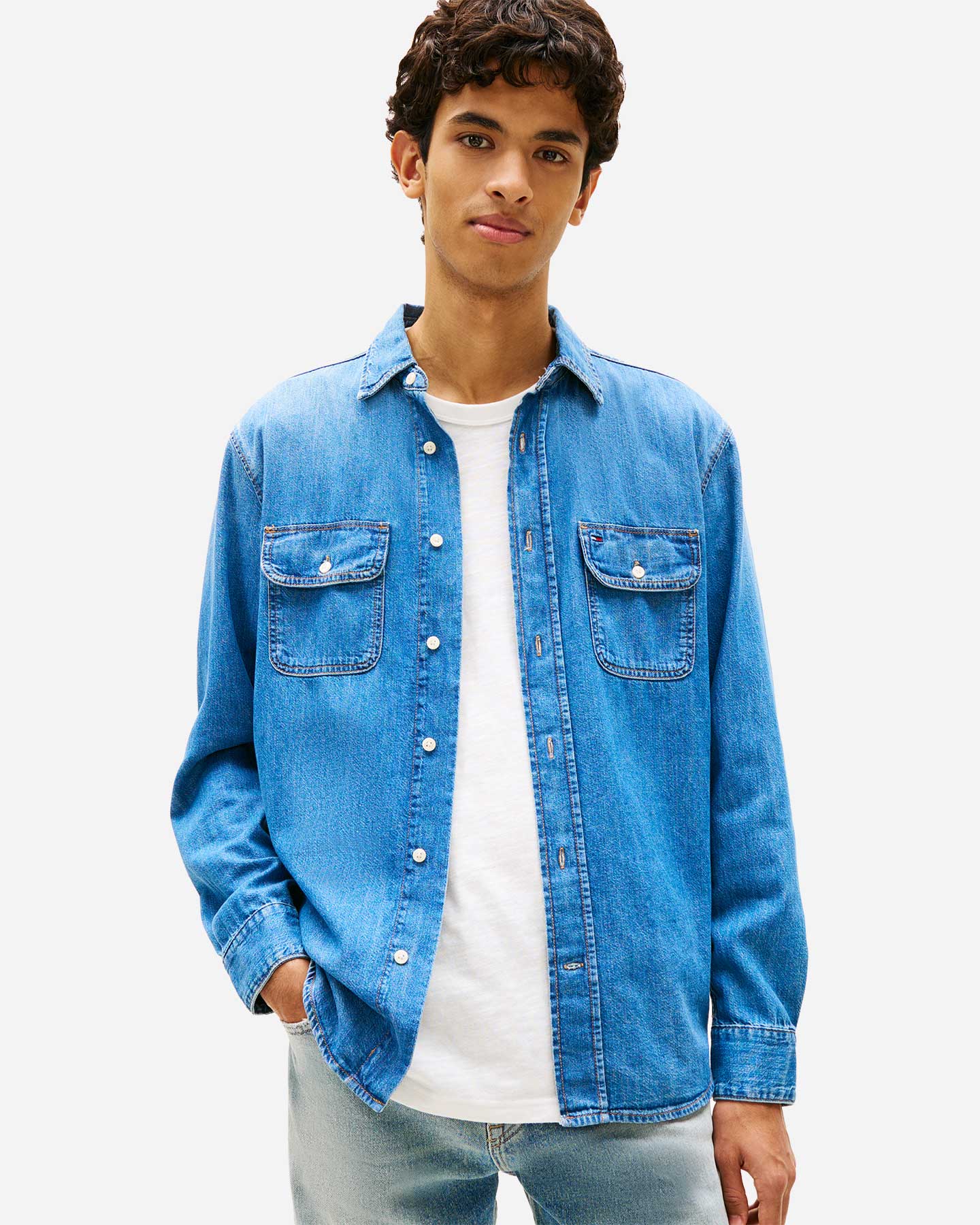 CAMICIA TOMMY HILFIGER RELAXED DENIM M - Image 2
