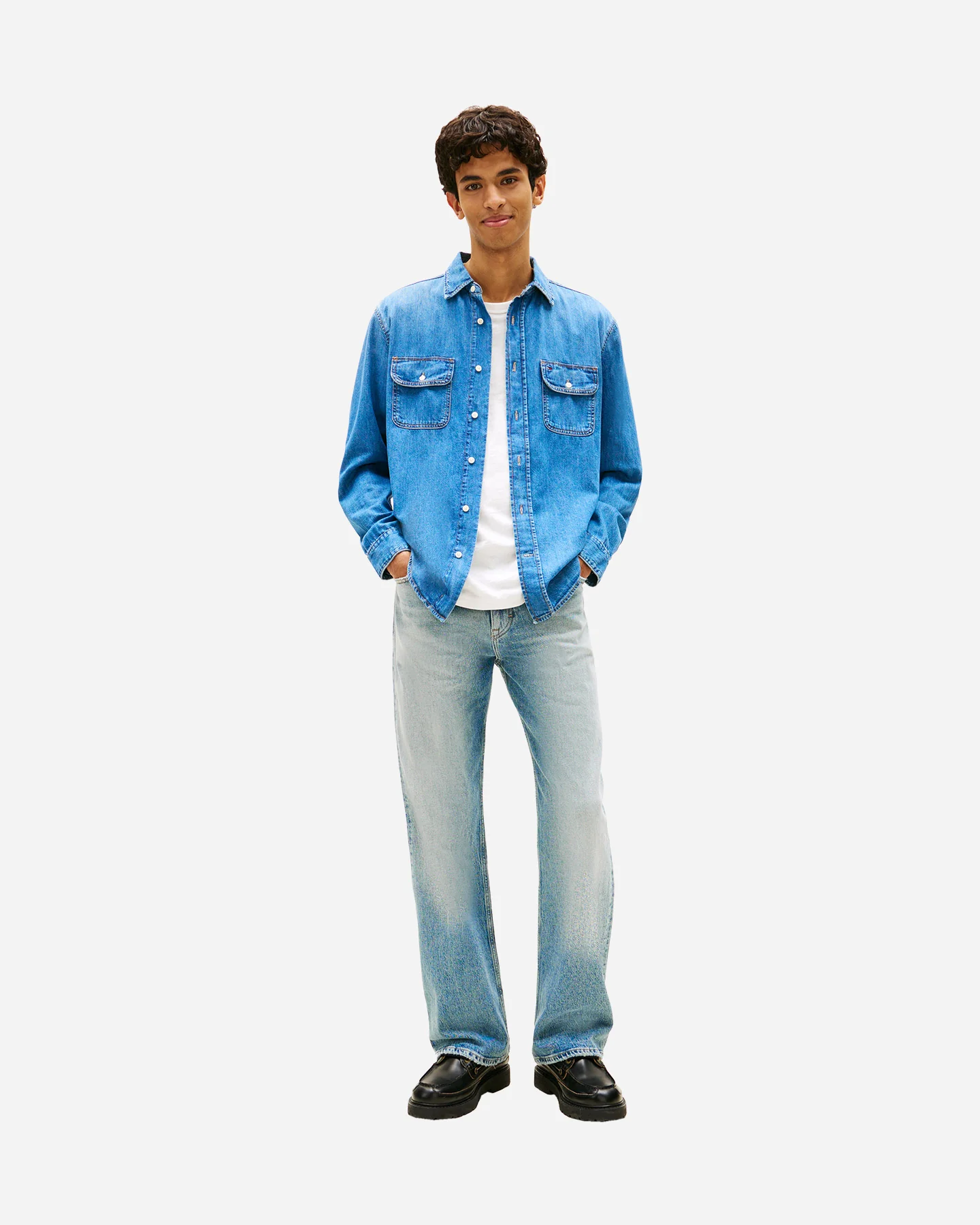 CAMICIA TOMMY HILFIGER RELAXED DENIM M - Image 3