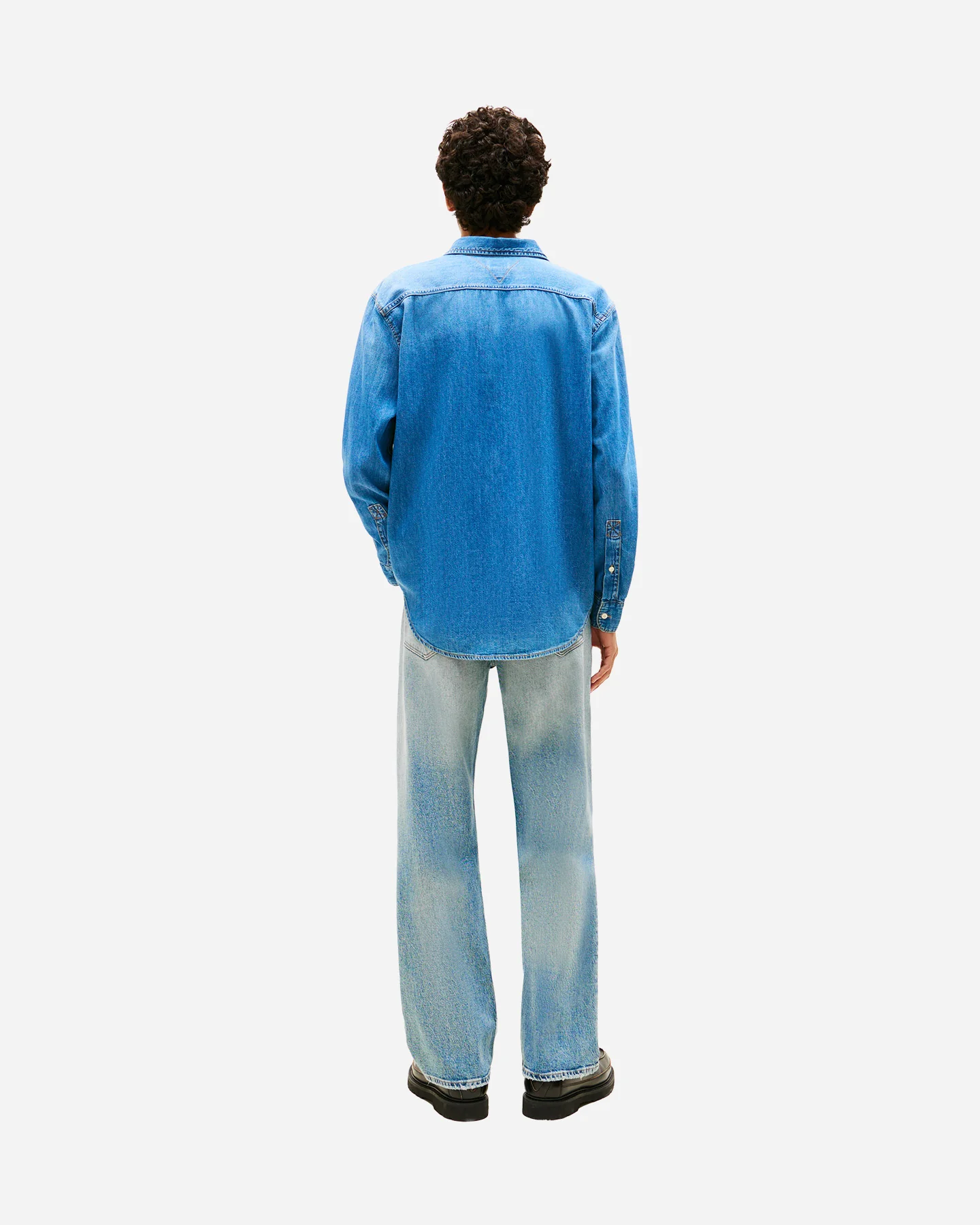 CAMICIA TOMMY HILFIGER RELAXED DENIM M - Image 4