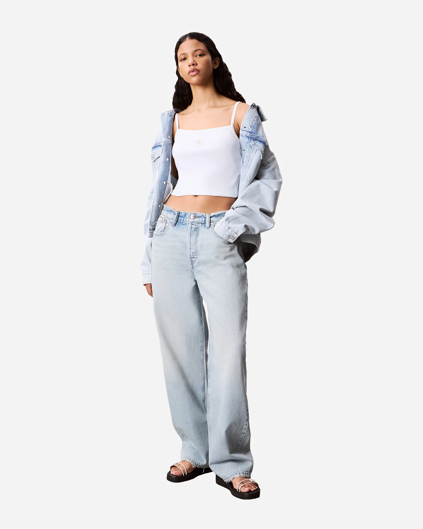 CANOTTA CALVIN KLEIN JEANS LOGO RIB W - Image 3