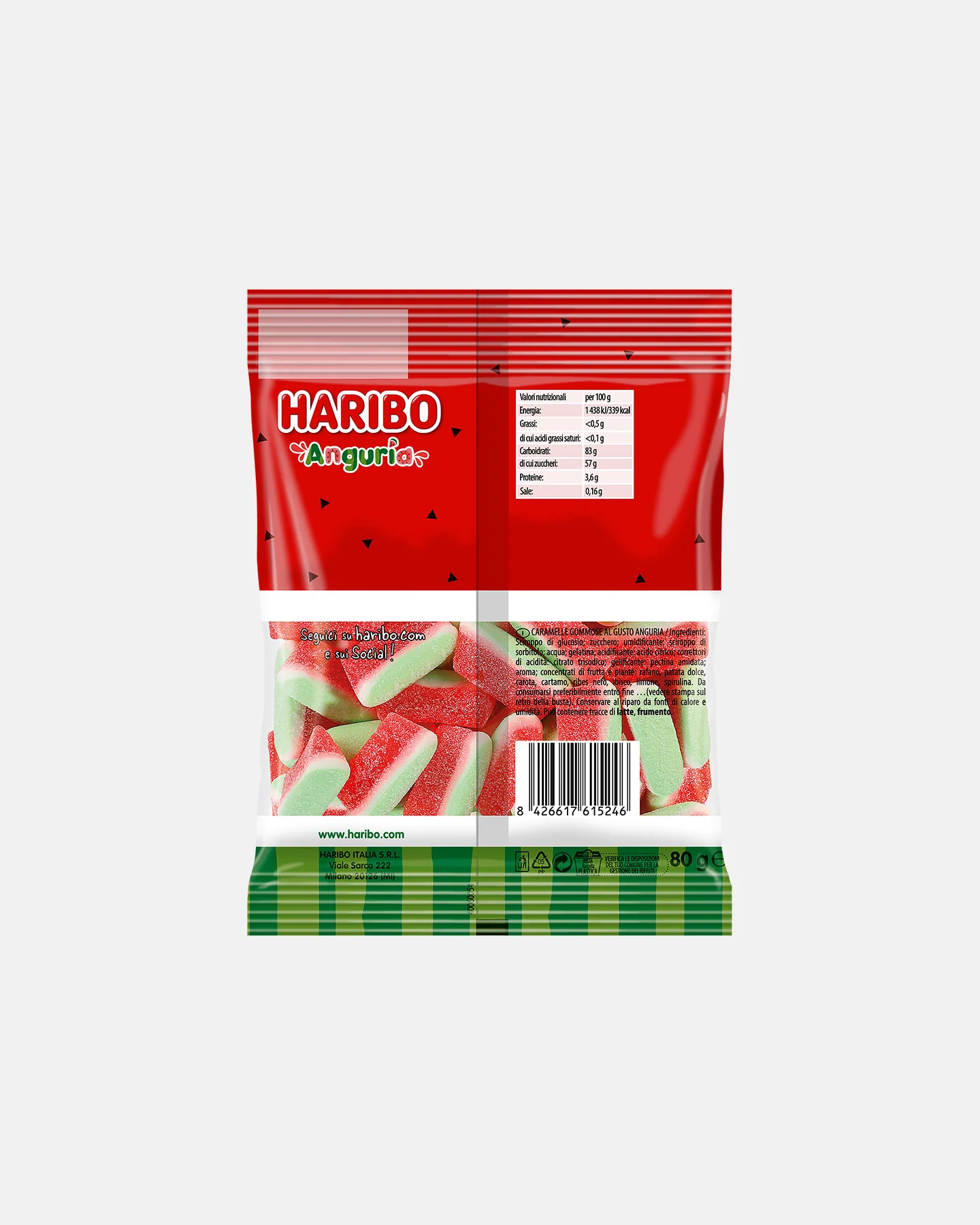 ENERGETICI HARIBO ANGURIA 80 GR - Image 2