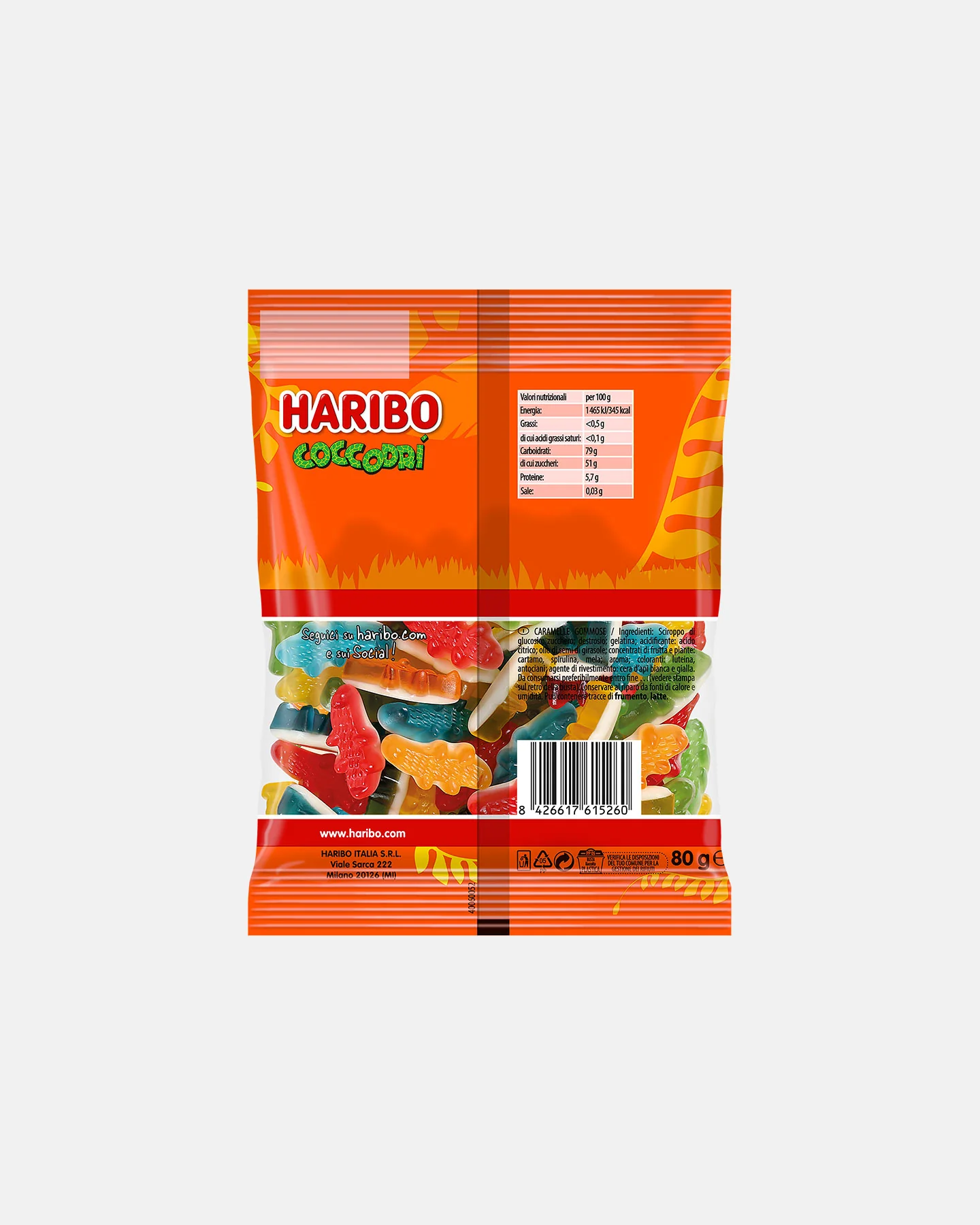 ENERGETICI HARIBO COCCODRI 80 GR - Image 2