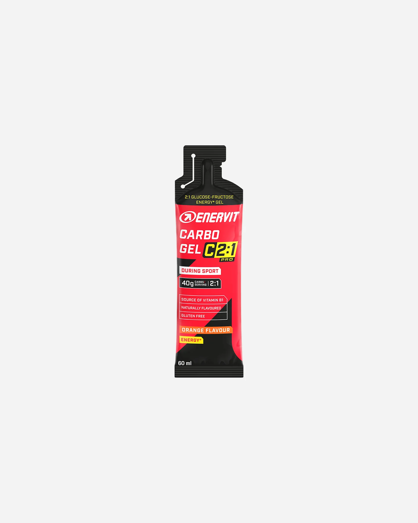 ENERGETICO ENERVIT CARBO GEL C 2:1 ORANGE