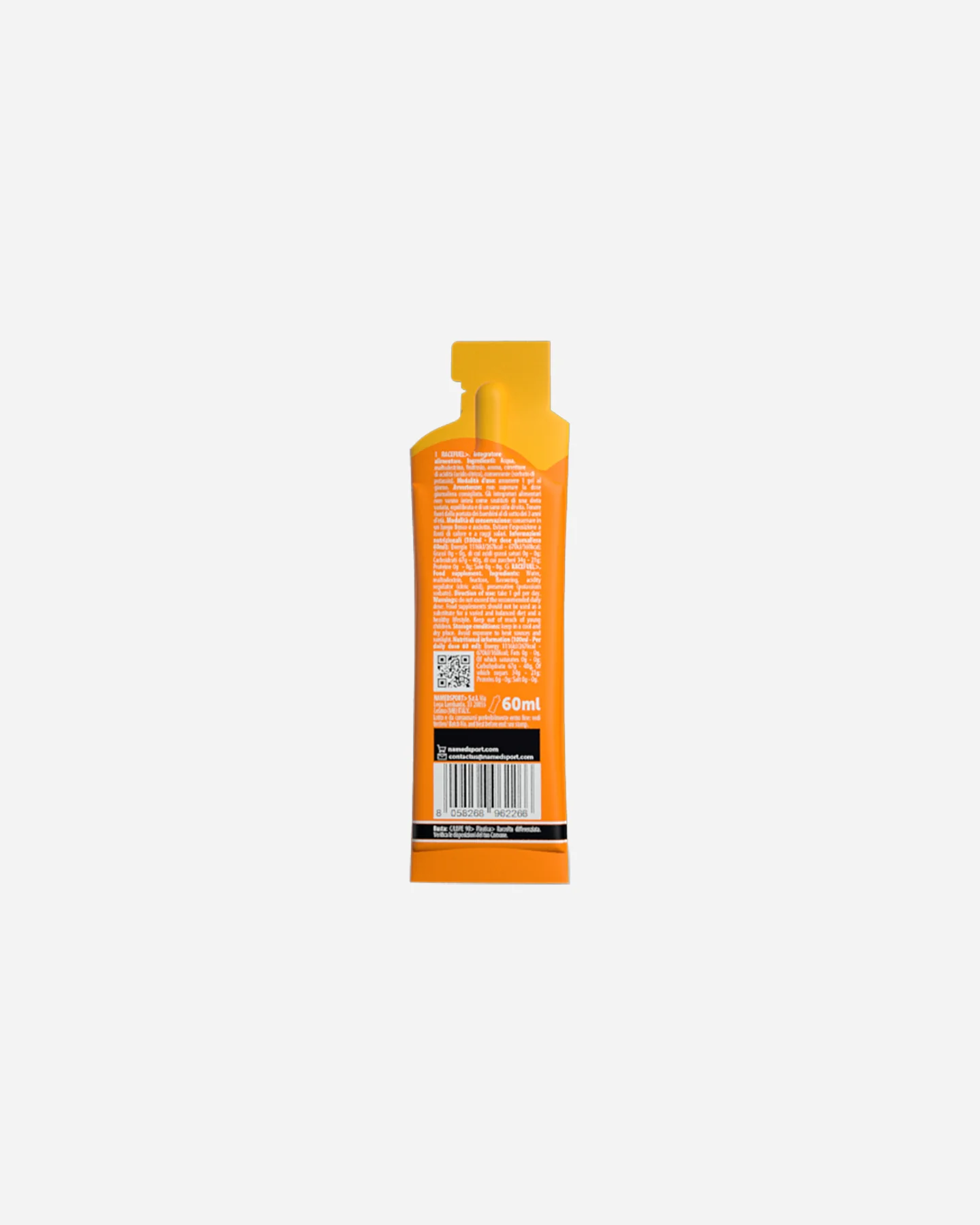 ENERGETICO NAMED SPORT RACE FUEL GEL ORANGE 60ML - Image 4