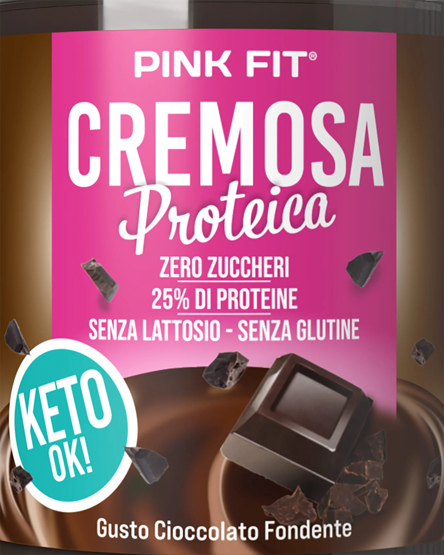 ENERGETICO PROACTION CREMOSA CIOCCOLATO FONDENTE 300G - Image 2