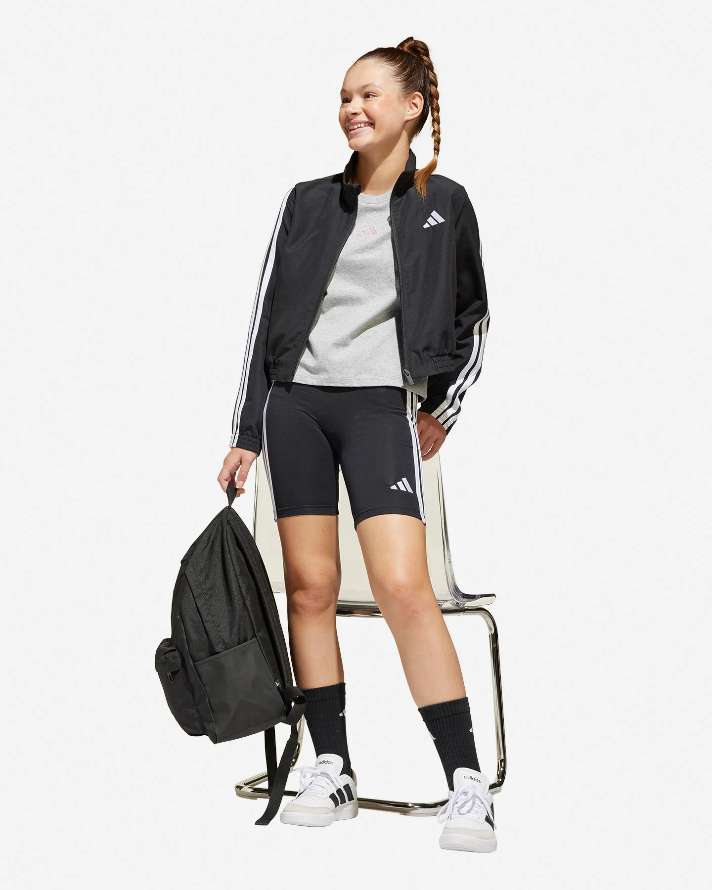 FELPA ADIDAS 3STRIPES JR - Image 4