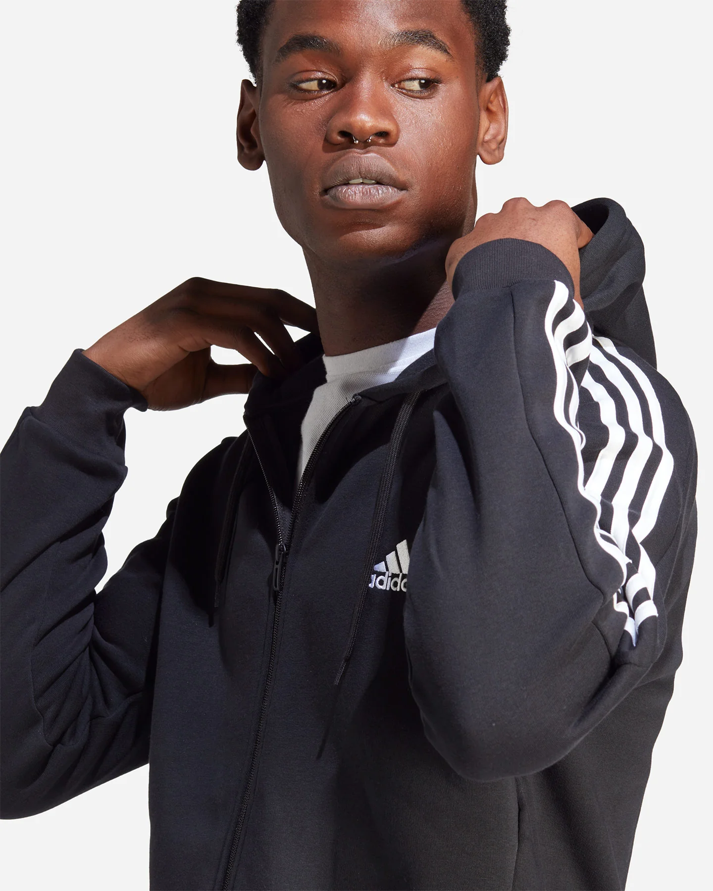 FELPA ADIDAS 3STRIPES SMALL LOGO M - Image 17