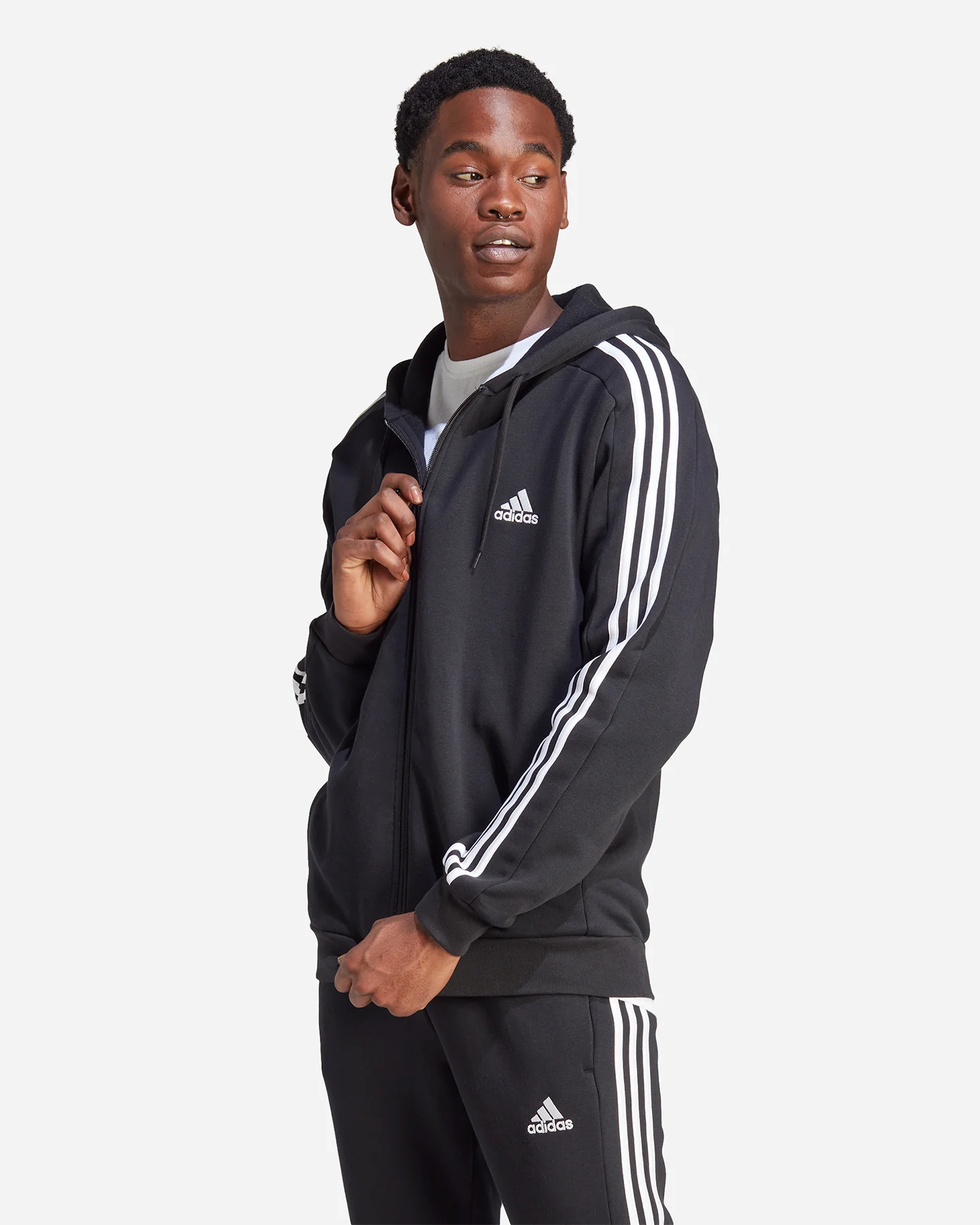 FELPA ADIDAS 3STRIPES SMALL LOGO M - Image 8
