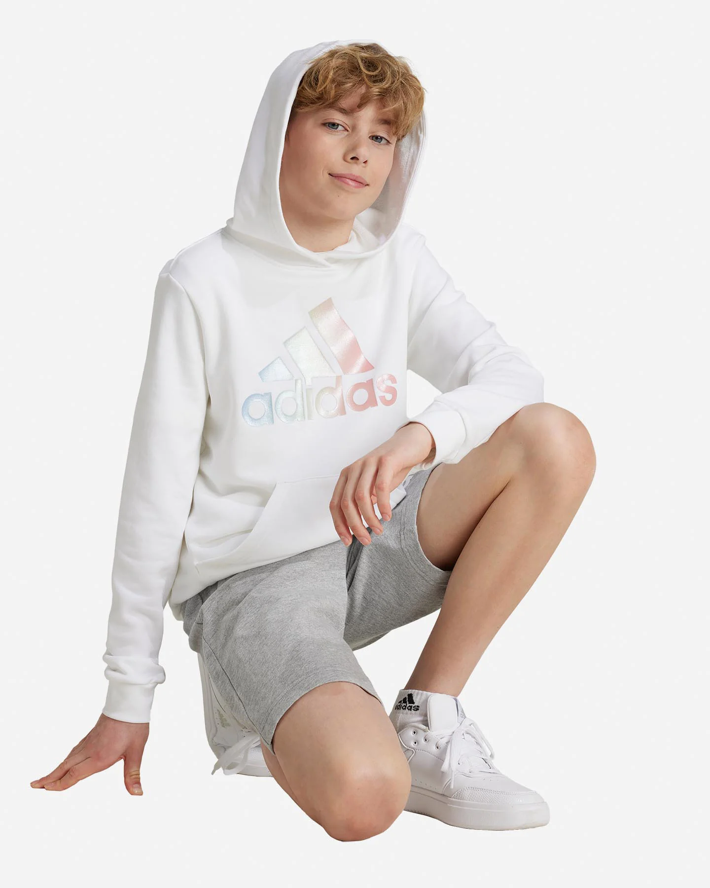 FELPA ADIDAS BIG LOGO RAINBOW JR - Image 4