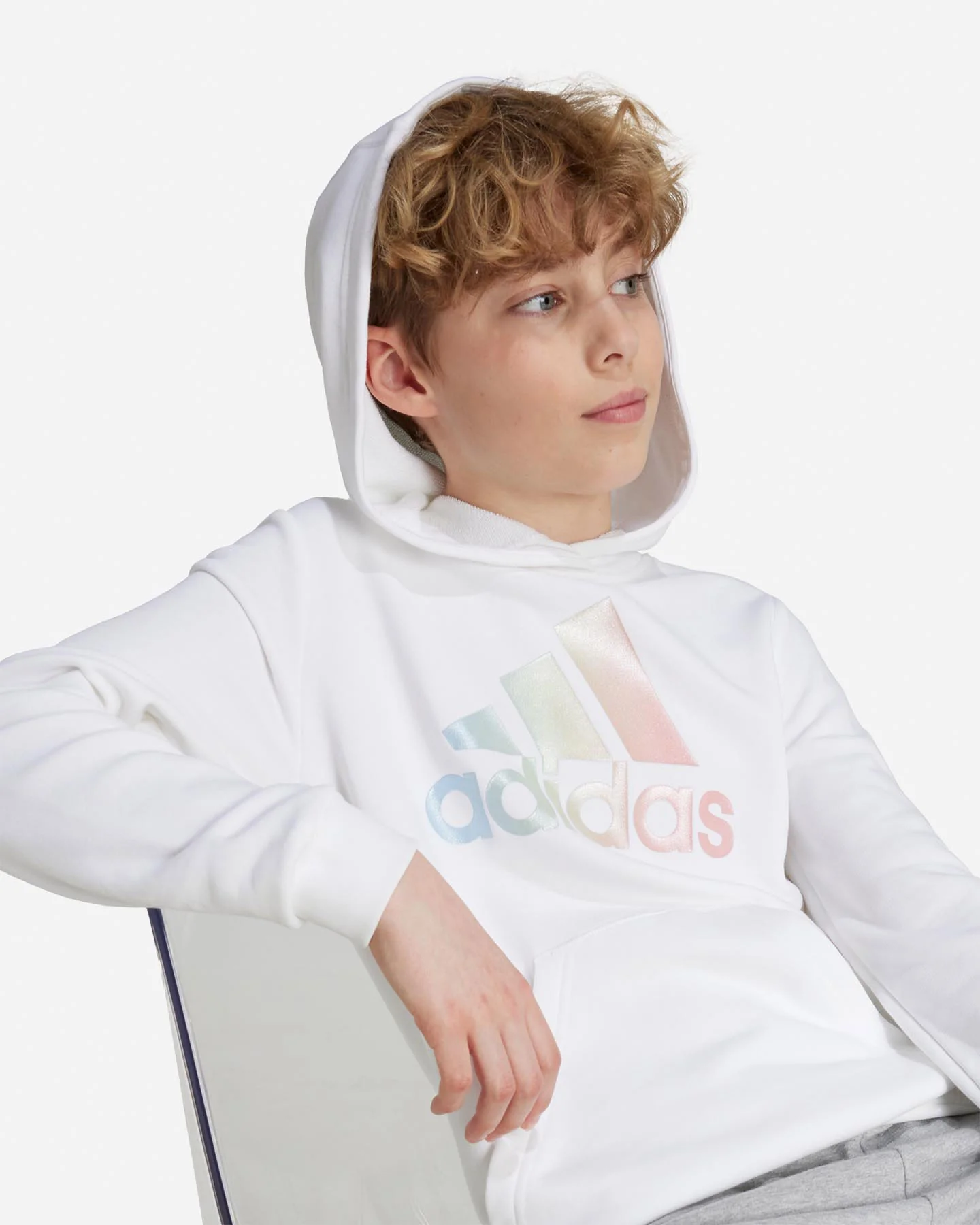FELPA ADIDAS BIG LOGO RAINBOW JR - Image 6