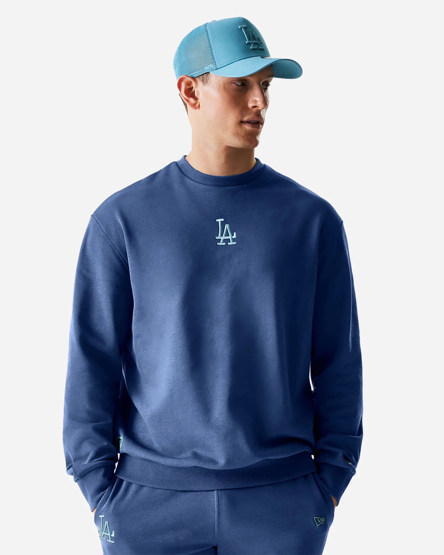 FELPA NEW ERA SMALL LOGO DODGERS M