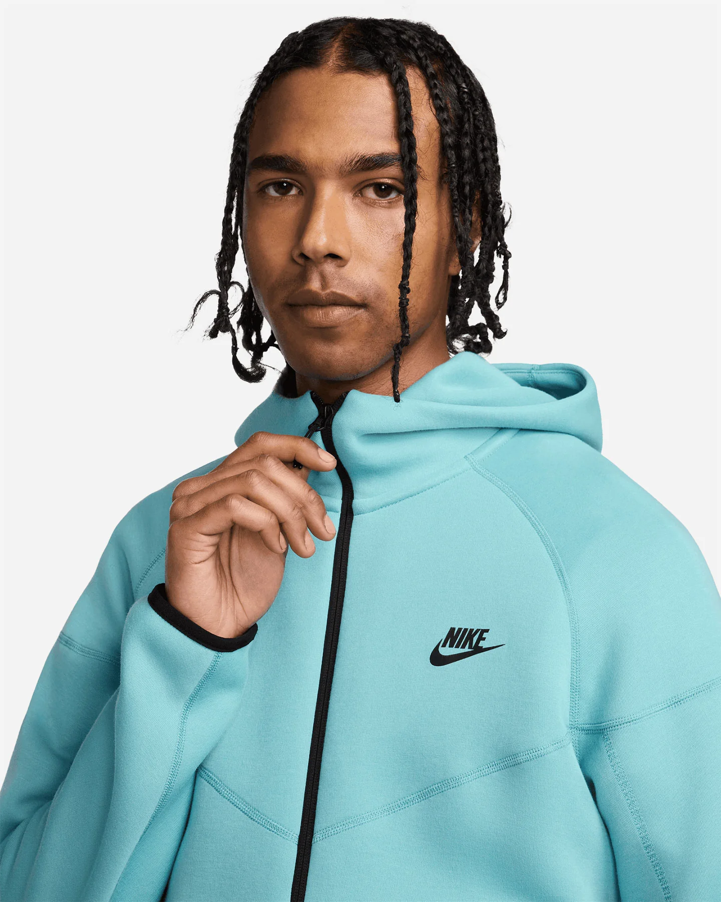 FELPA NIKE TECH FLEECE HO FZ WR FW 24 GRIGIO - Image 134