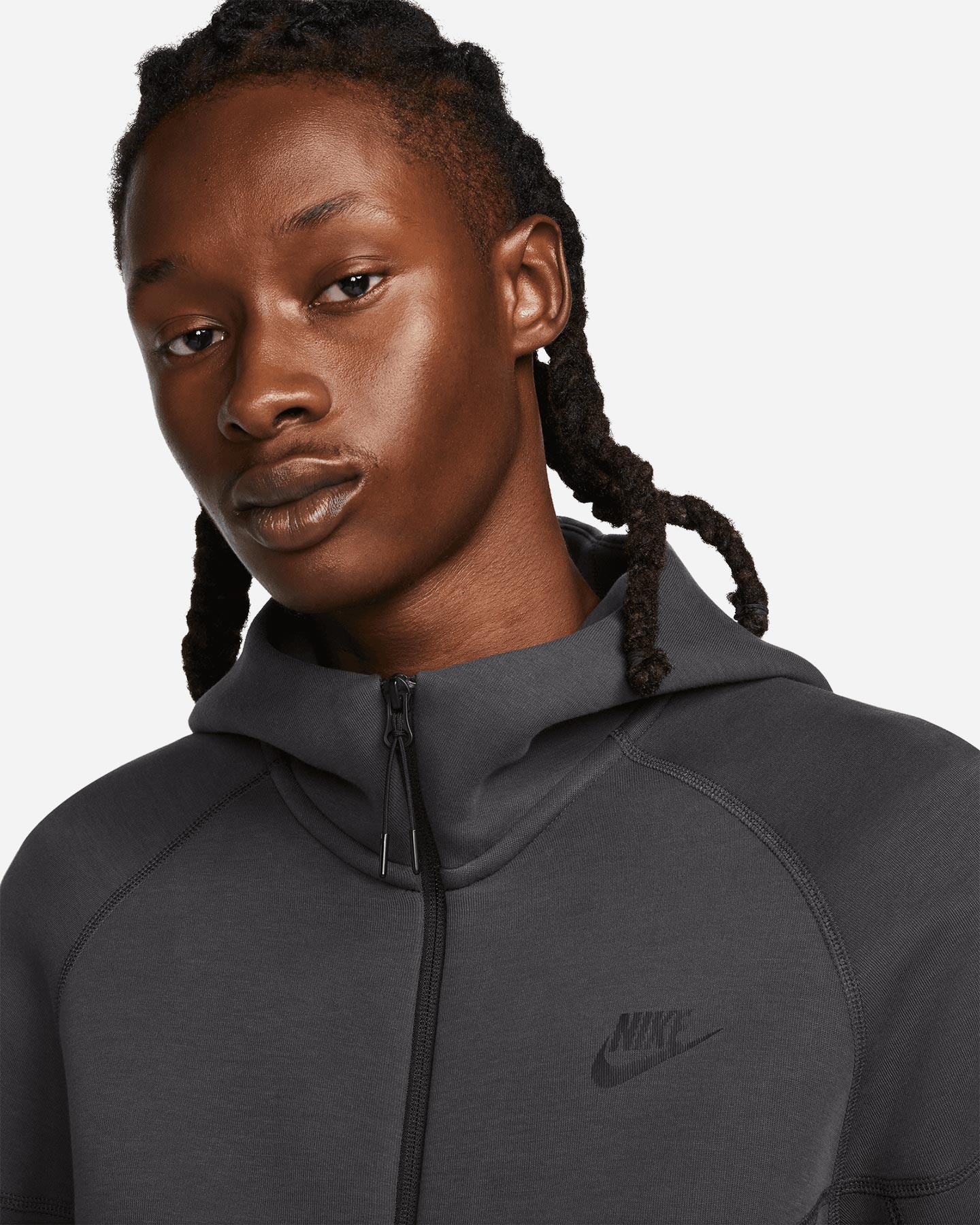 FELPA NIKE TECH FLEECE HO FZ WR FW 24 GRIGIO - Image 152