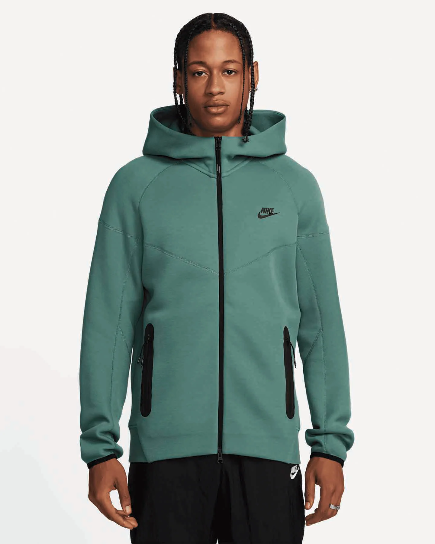 FELPA NIKE TECH FLEECE HO FZ WR FW 24 GRIGIO - Image 19