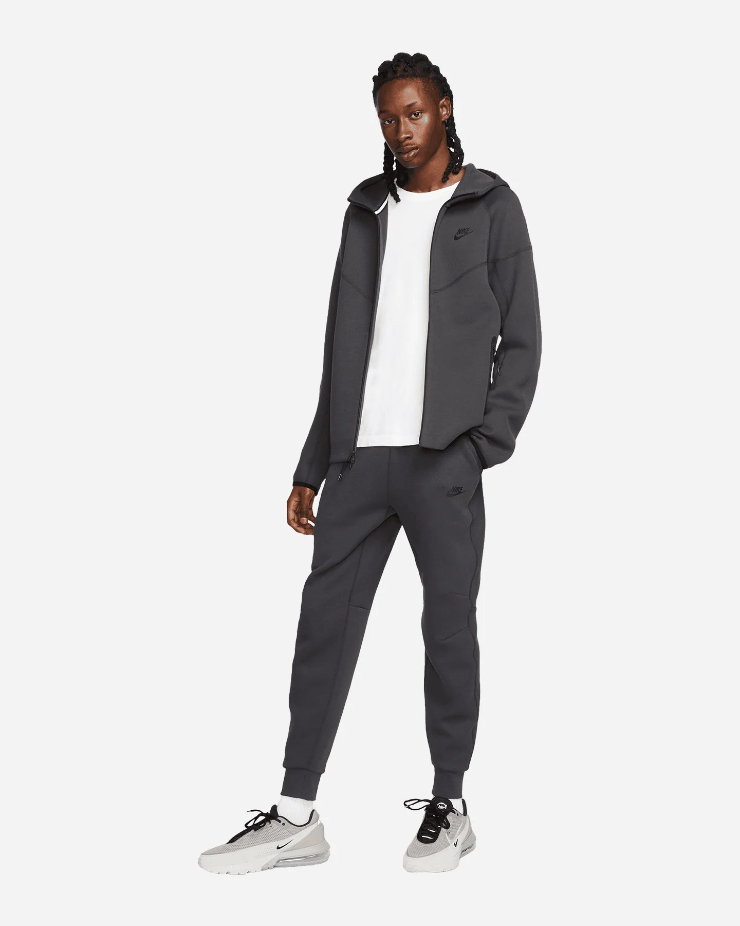 FELPA NIKE TECH FLEECE HO FZ WR FW 24 GRIGIO - Image 24