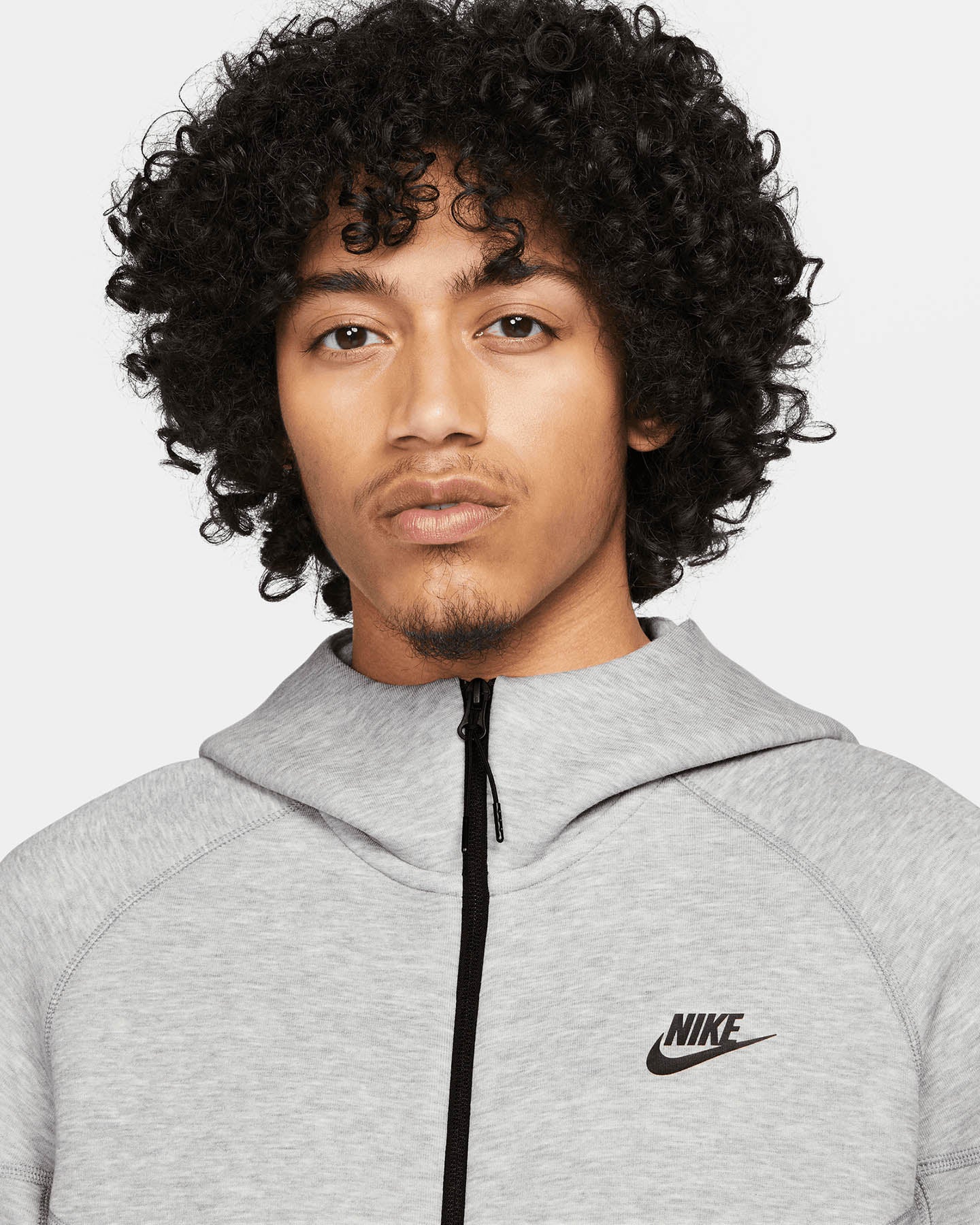 FELPA NIKE TECH FLEECE HO FZ WR FW 24 GRIGIO - Image 43