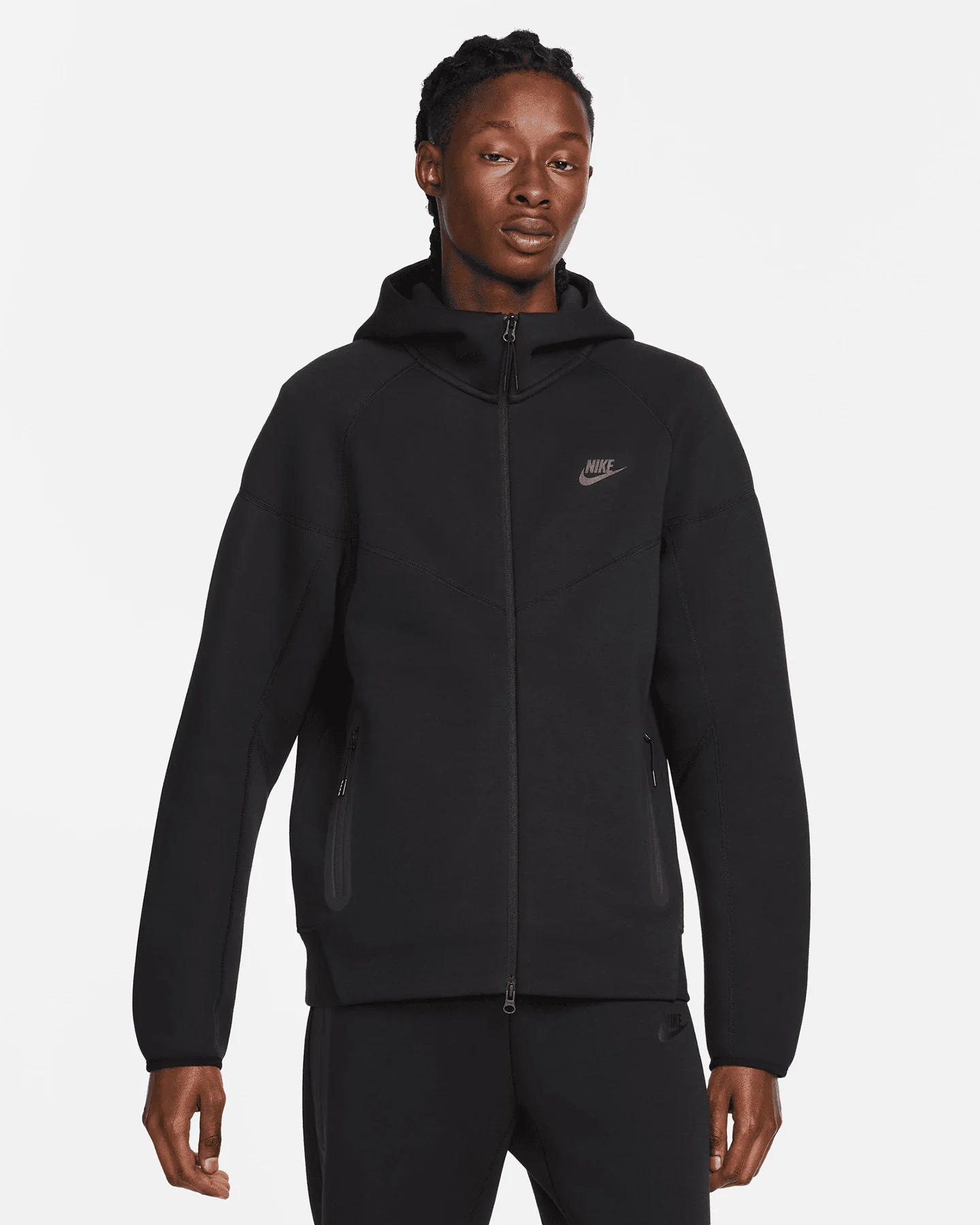 FELPA NIKE TECH FLEECE HO FZ WR FW 24 GRIGIO - Image 94