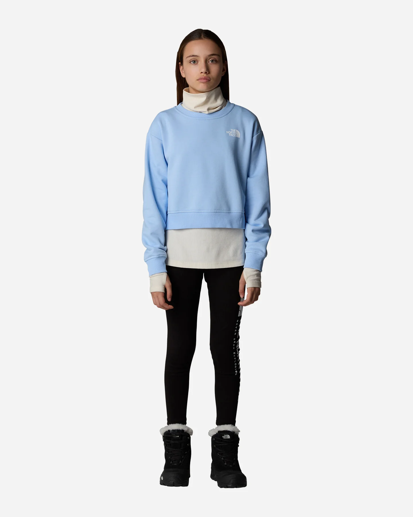 FELPA THE NORTH FACE GIRL CROP OVERSIZE JR - Image 4