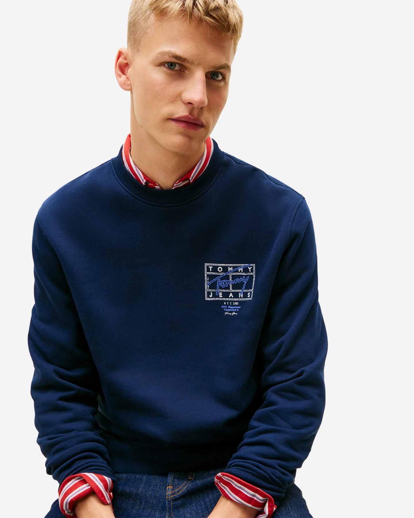 FELPA TOMMY HILFIGER BACK LOGO SIGNATURE M - Image 5