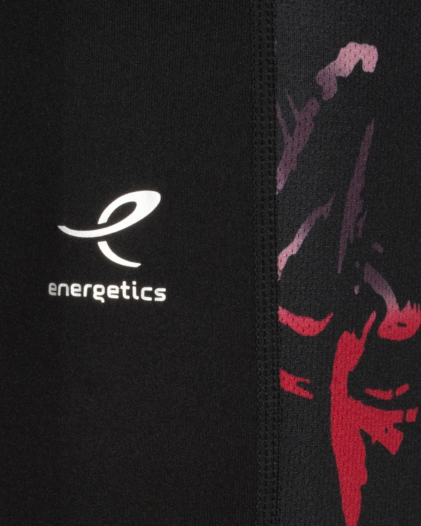 LEGGINGS ENERGETICS KAYLA 3/4 W NERO AOP ROSSO - Image 173