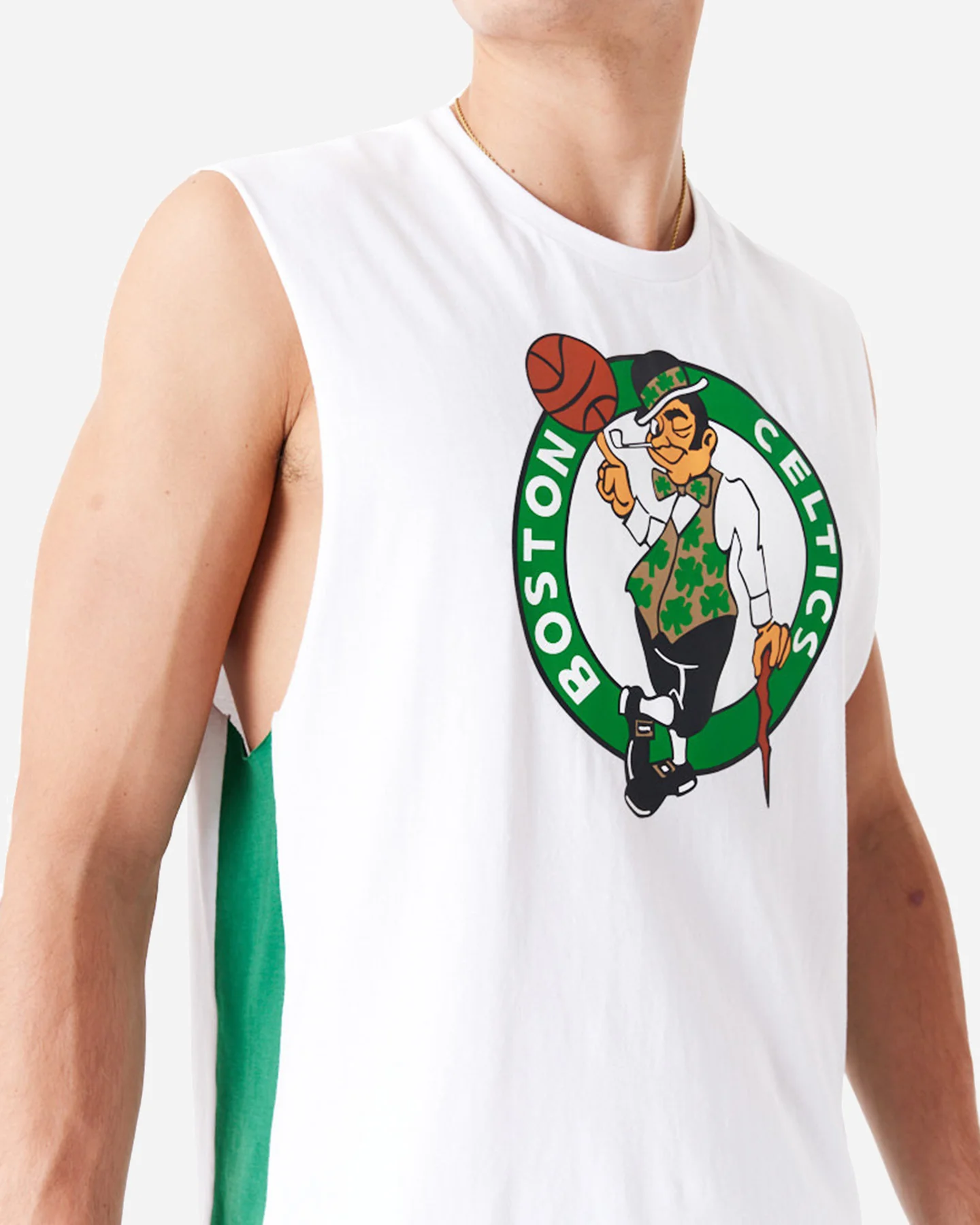 MAGLIA BASKET NEW ERA BIG LOGO BOSTON CELTICS M - Image 4