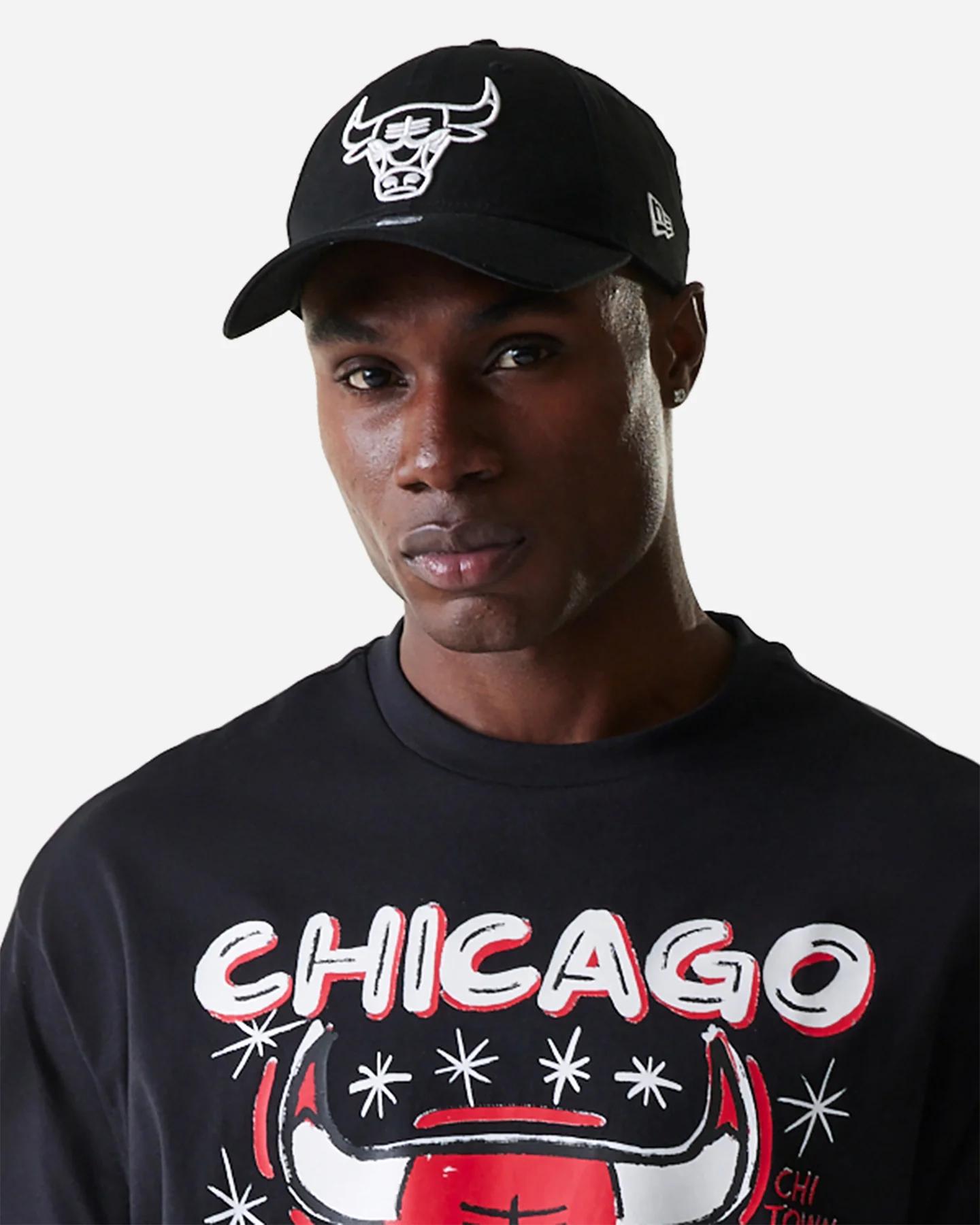 MAGLIA BASKET NEW ERA GRAPHIC CHICAGO BULLS M - Image 3