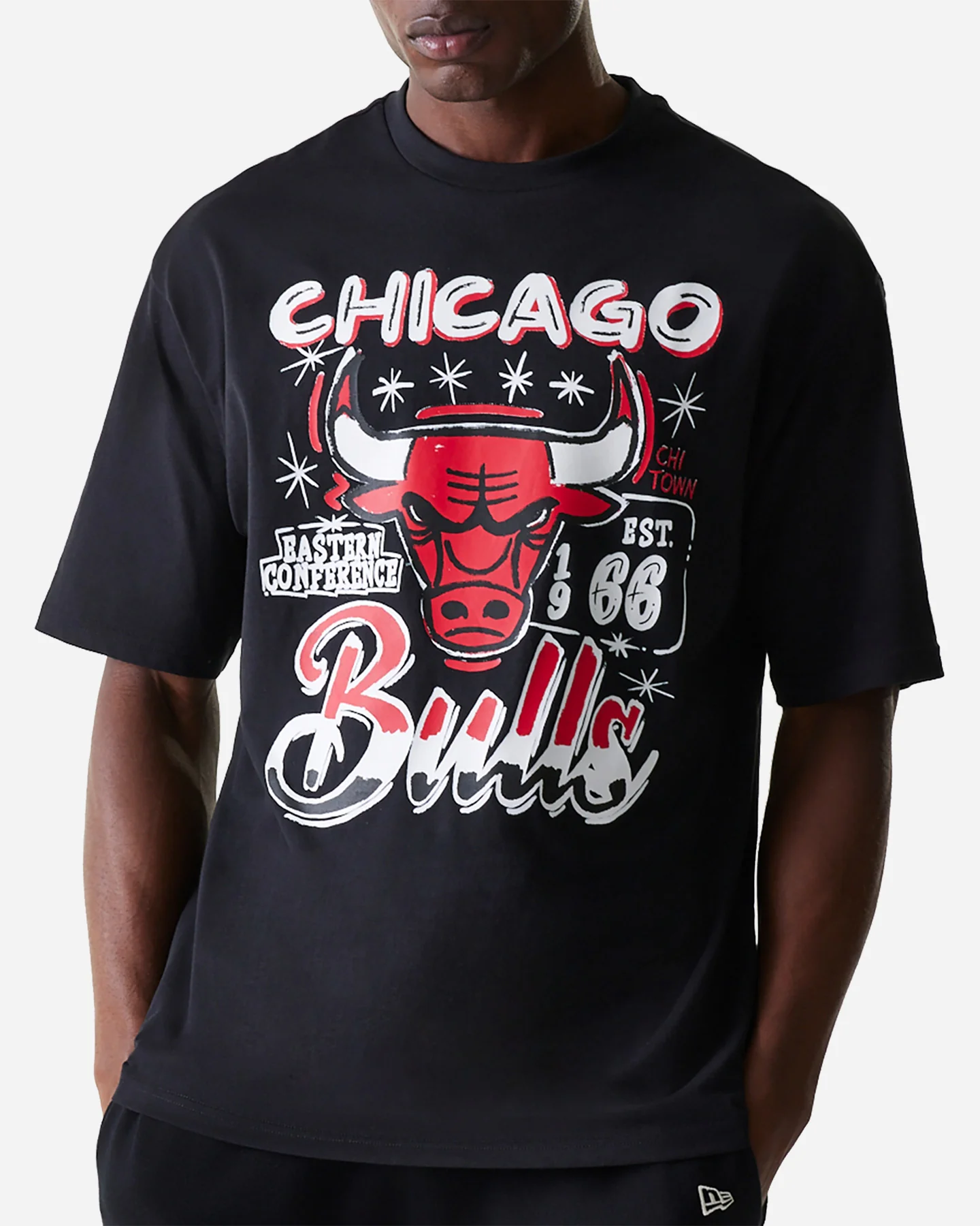 MAGLIA BASKET NEW ERA GRAPHIC CHICAGO BULLS M - Image 6