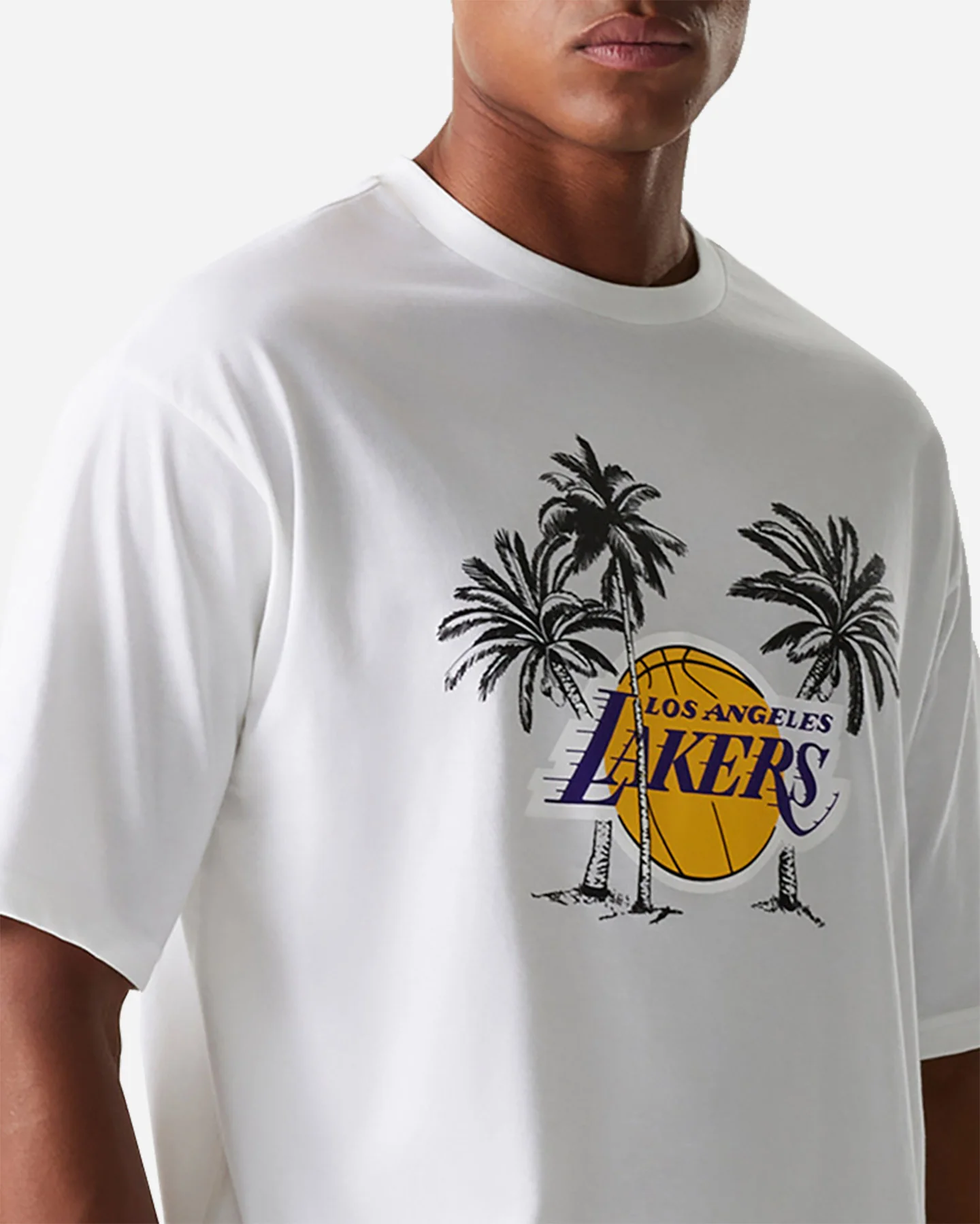 MAGLIA BASKET NEW ERA PALM TREE LAKERS M - Image 3