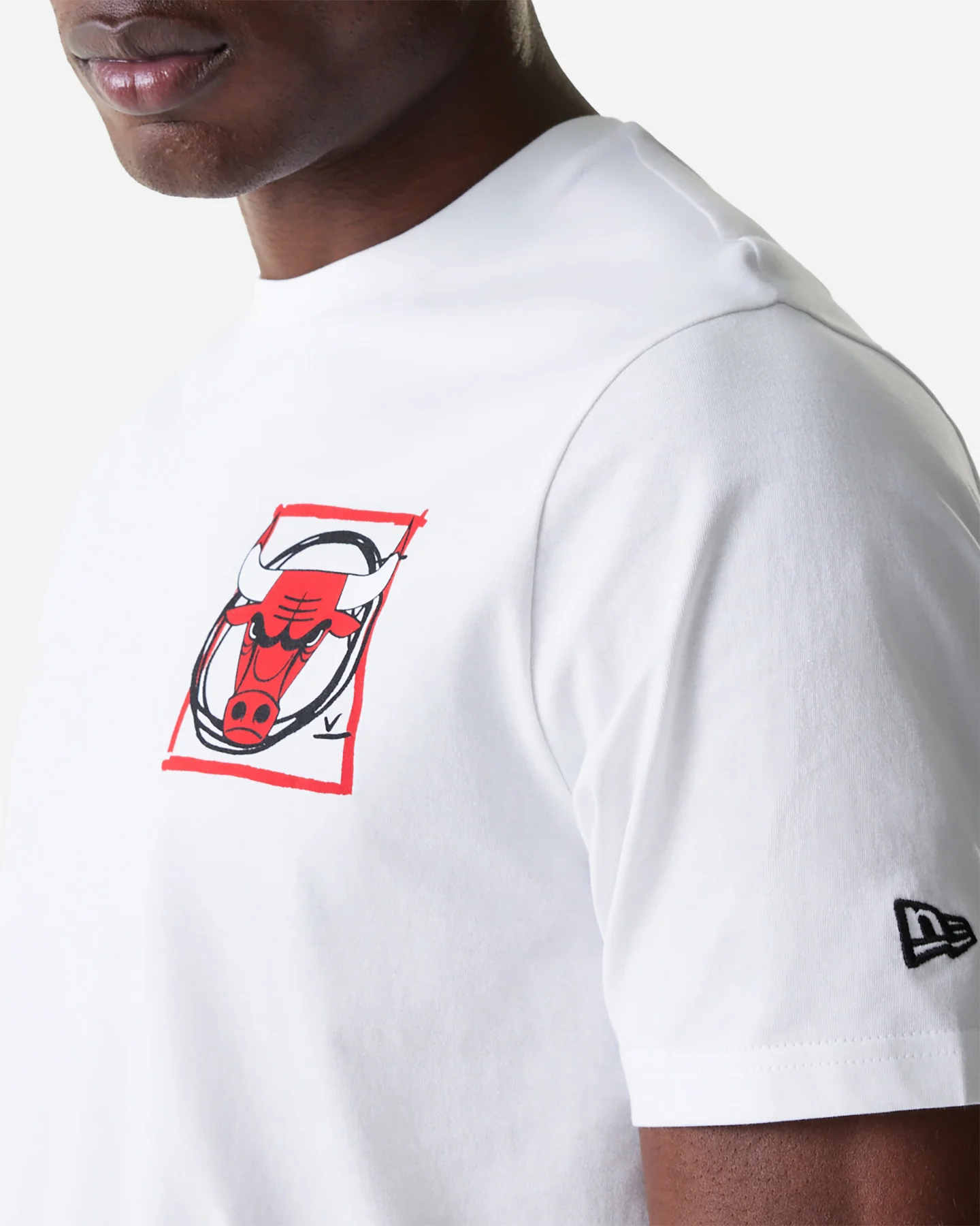 MAGLIA BASKET NEW ERA PHOTOGRAPH CHICAGO BULLS M - Image 4