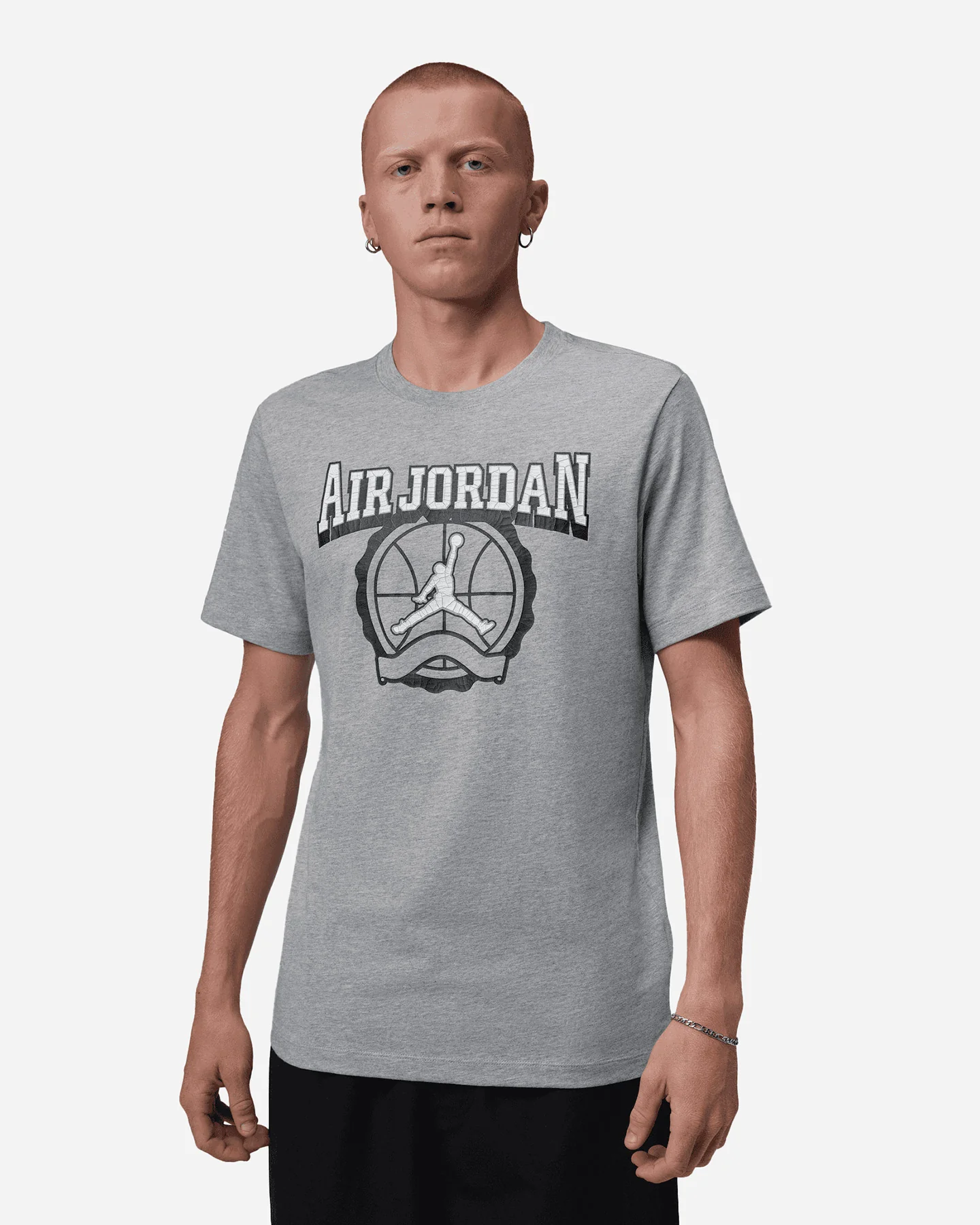 MAGLIA BASKET NIKE JORDAN VARSITY GREY AJ23 M