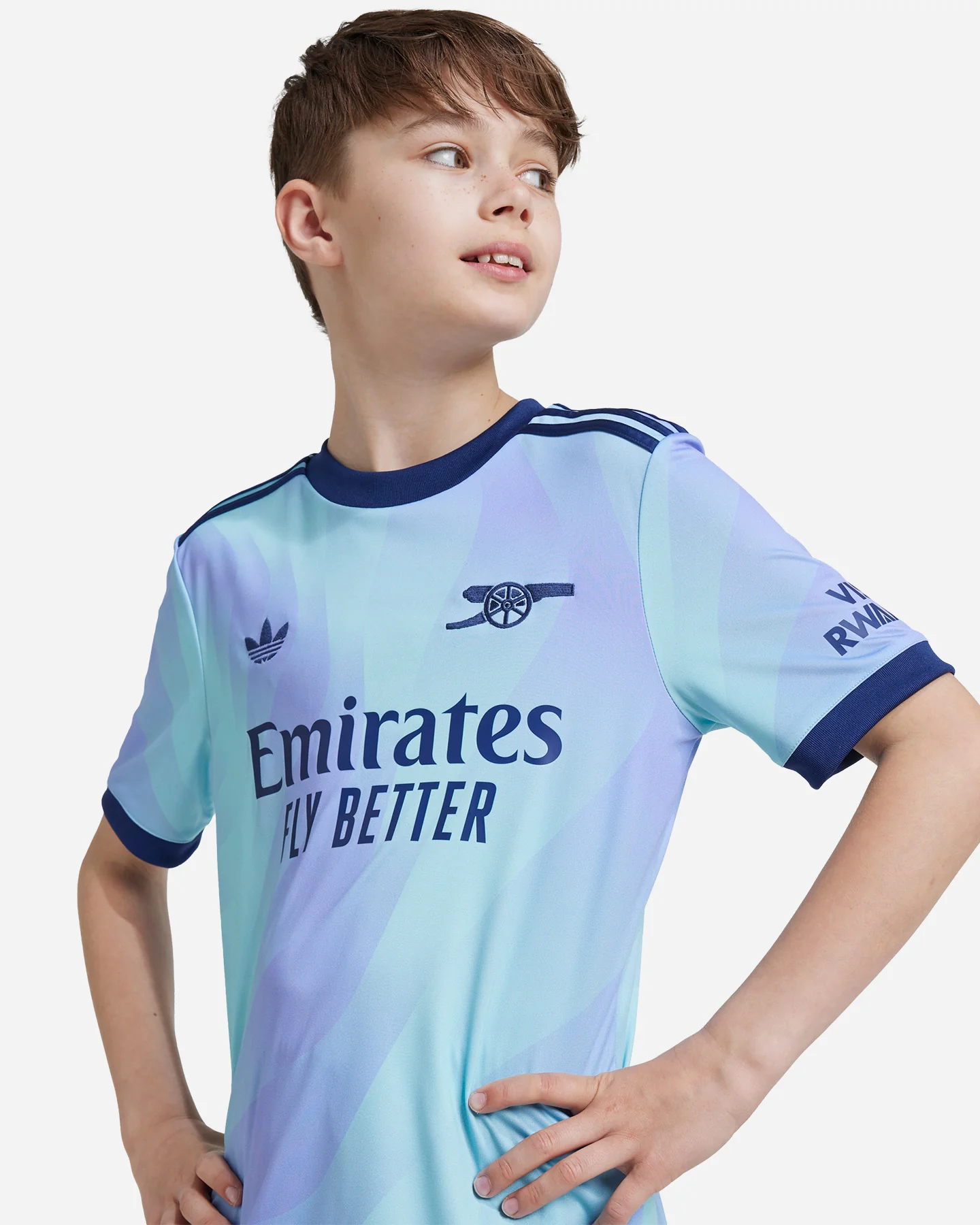 MAGLIA CALCIO ADIDAS ARSENAL FC 3RD 24-25 JR - Image 4