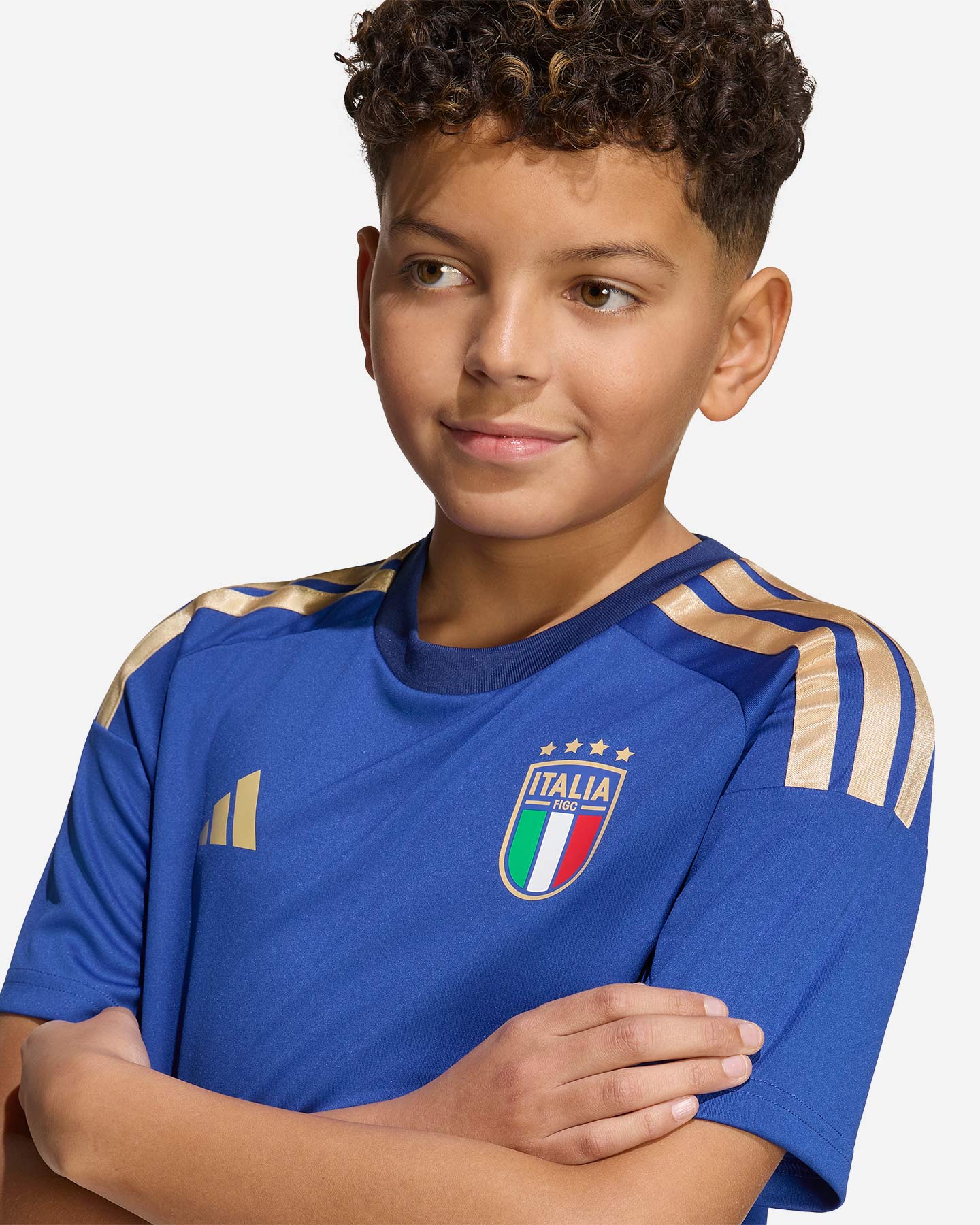 MAGLIA CALCIO UFFICIALE ADIDAS ITALIA 26 HOME FAN JR - Image 4