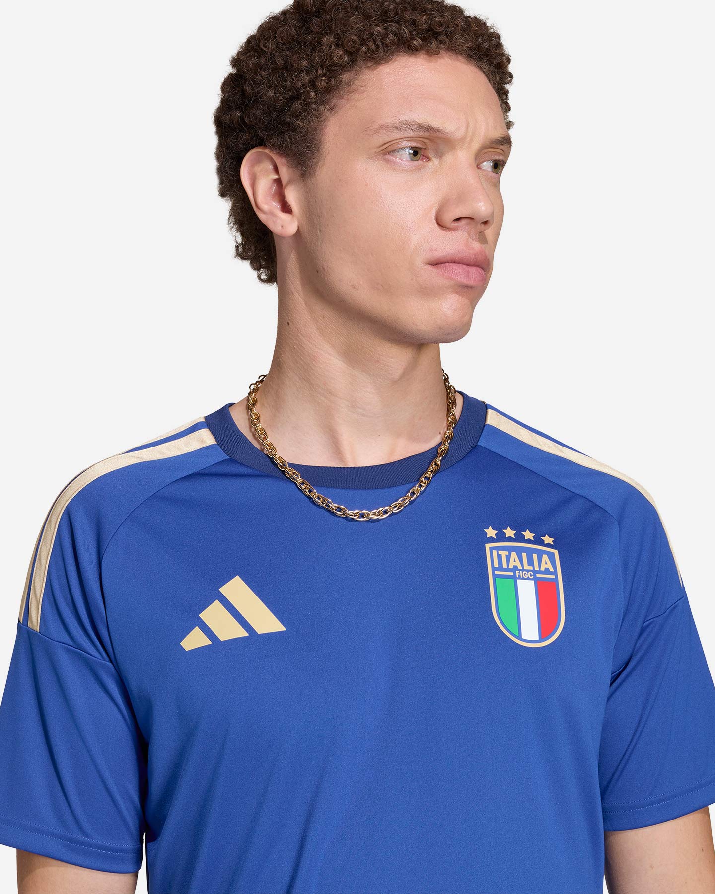MAGLIA CALCIO UFFICIALE ADIDAS ITALIA 26 HOME FAN M - Image 5