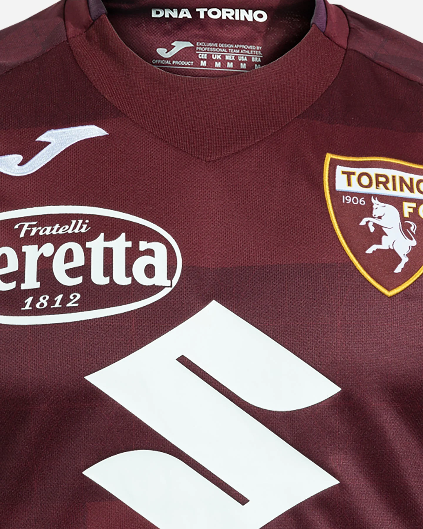 MAGLIA CALCIO UFFICIALE JOMA TORINO HOME 24-25 JR - Image 4