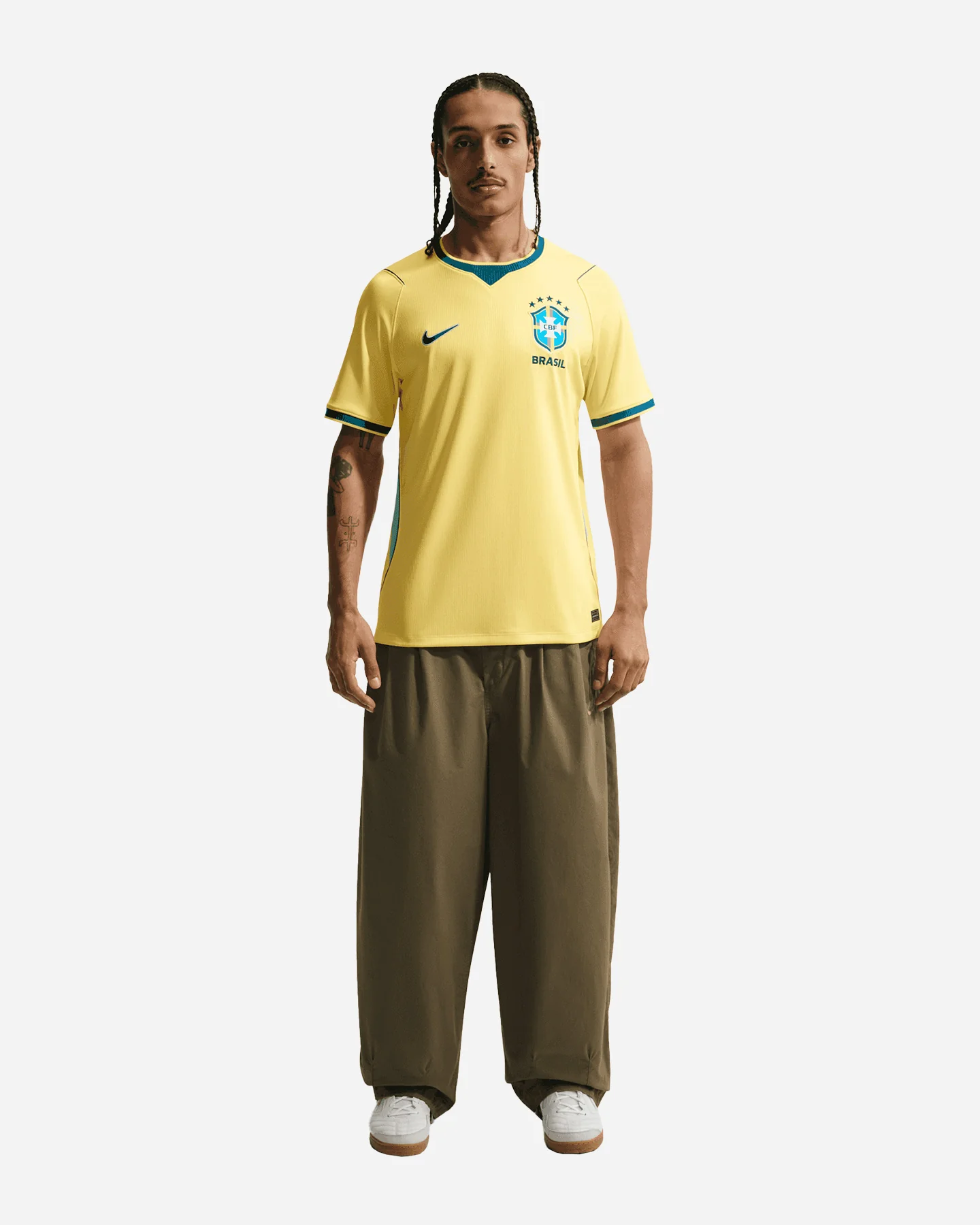 MAGLIA CALCIO UFFICIALE NIKE BRASILE HOME 26 STADIUM M - Image 3