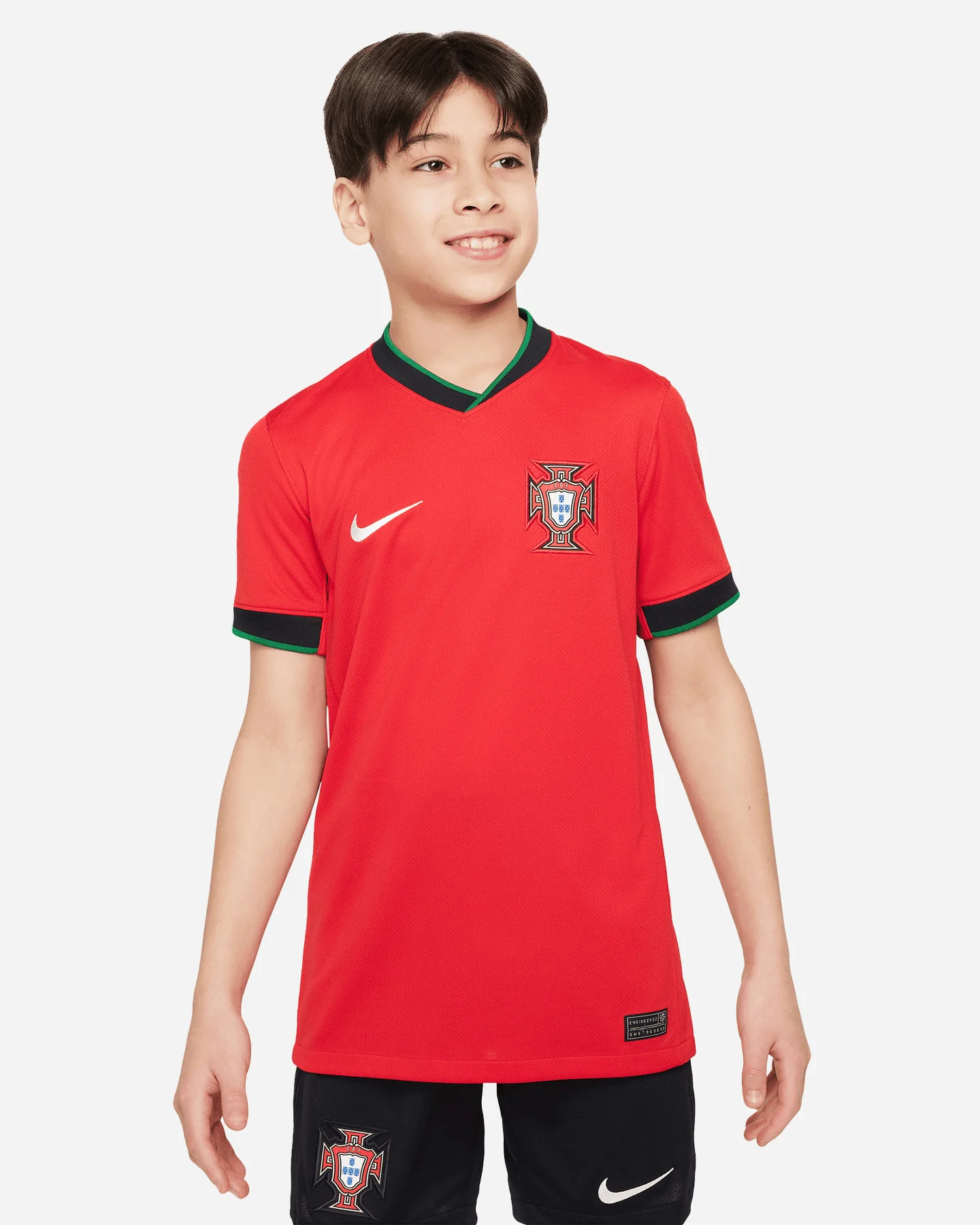 MAGLIA CALCIO UFFICIALE NIKE DRI FIT PORTOGALLO HOME 23-24 JR - Image 3