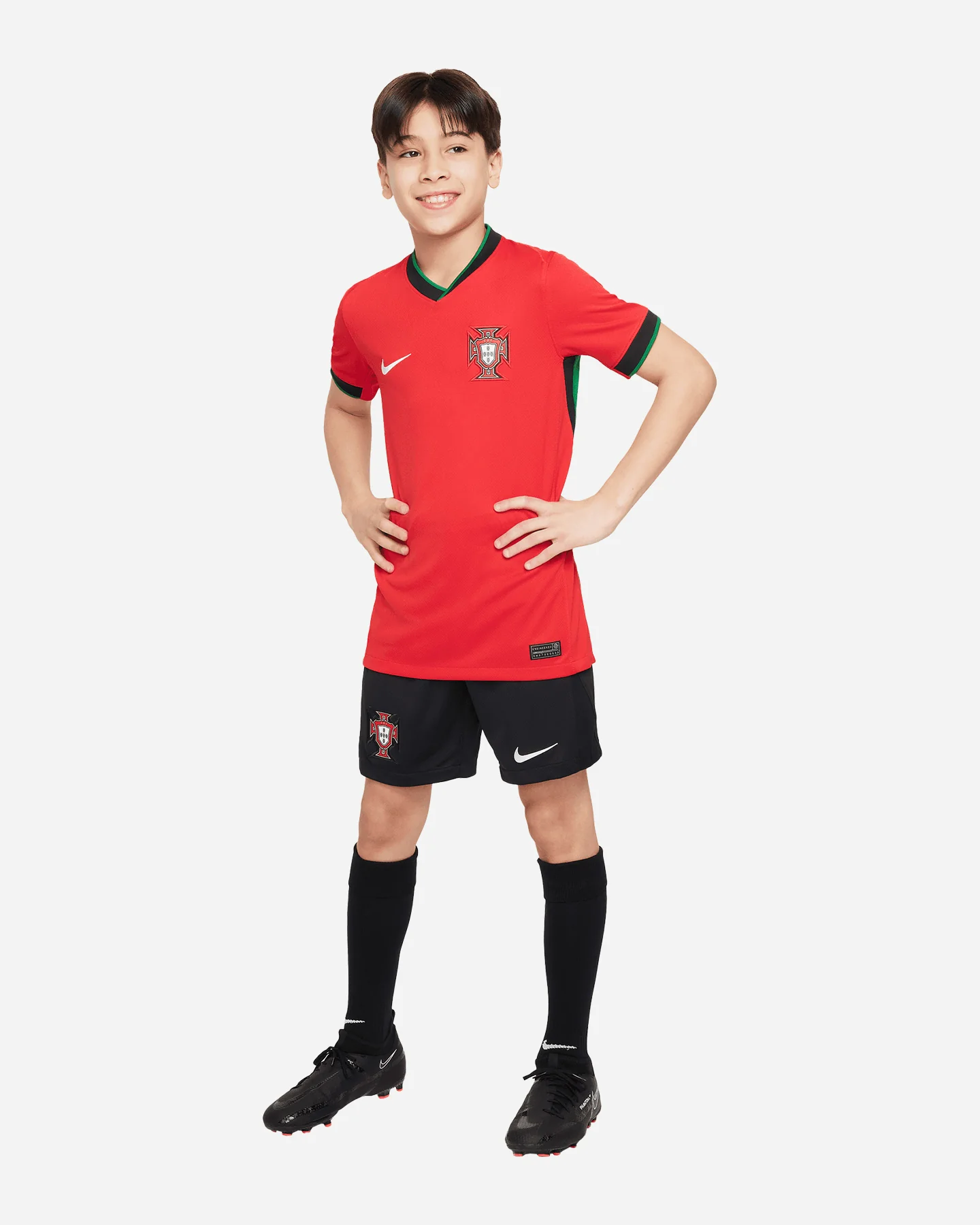 MAGLIA CALCIO UFFICIALE NIKE DRI FIT PORTOGALLO HOME 23-24 JR - Image 5