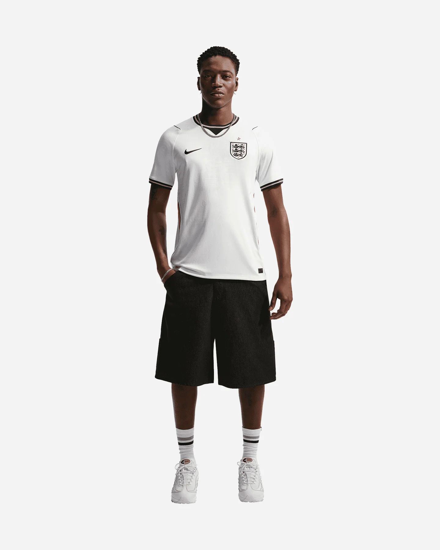MAGLIA CALCIO UFFICIALE NIKE INGHILTERRA HOME 26 STADIUM M - Image 3