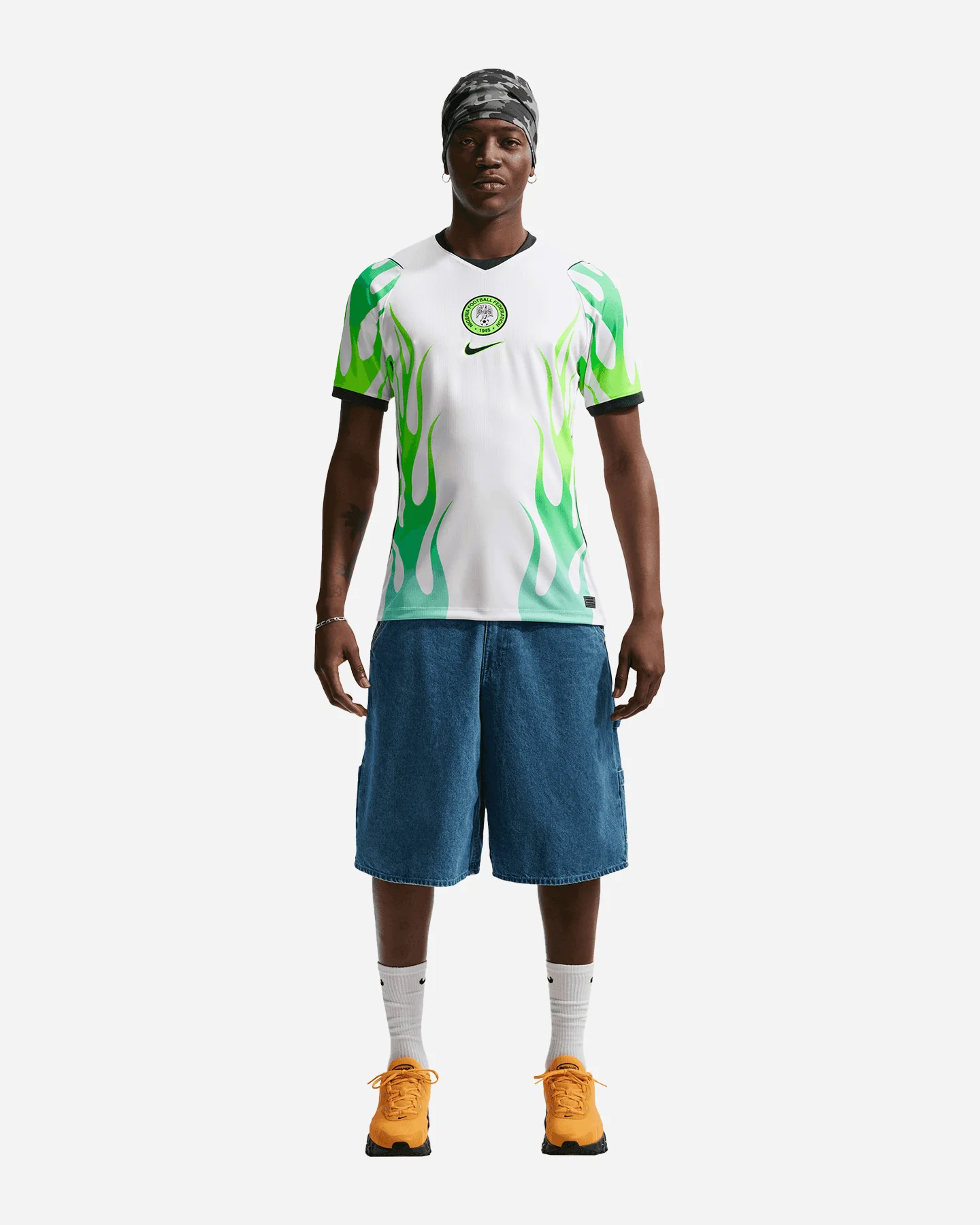 MAGLIA CALCIO UFFICIALE NIKE NIGERIA AWAY 26 STADIUM M - Image 2