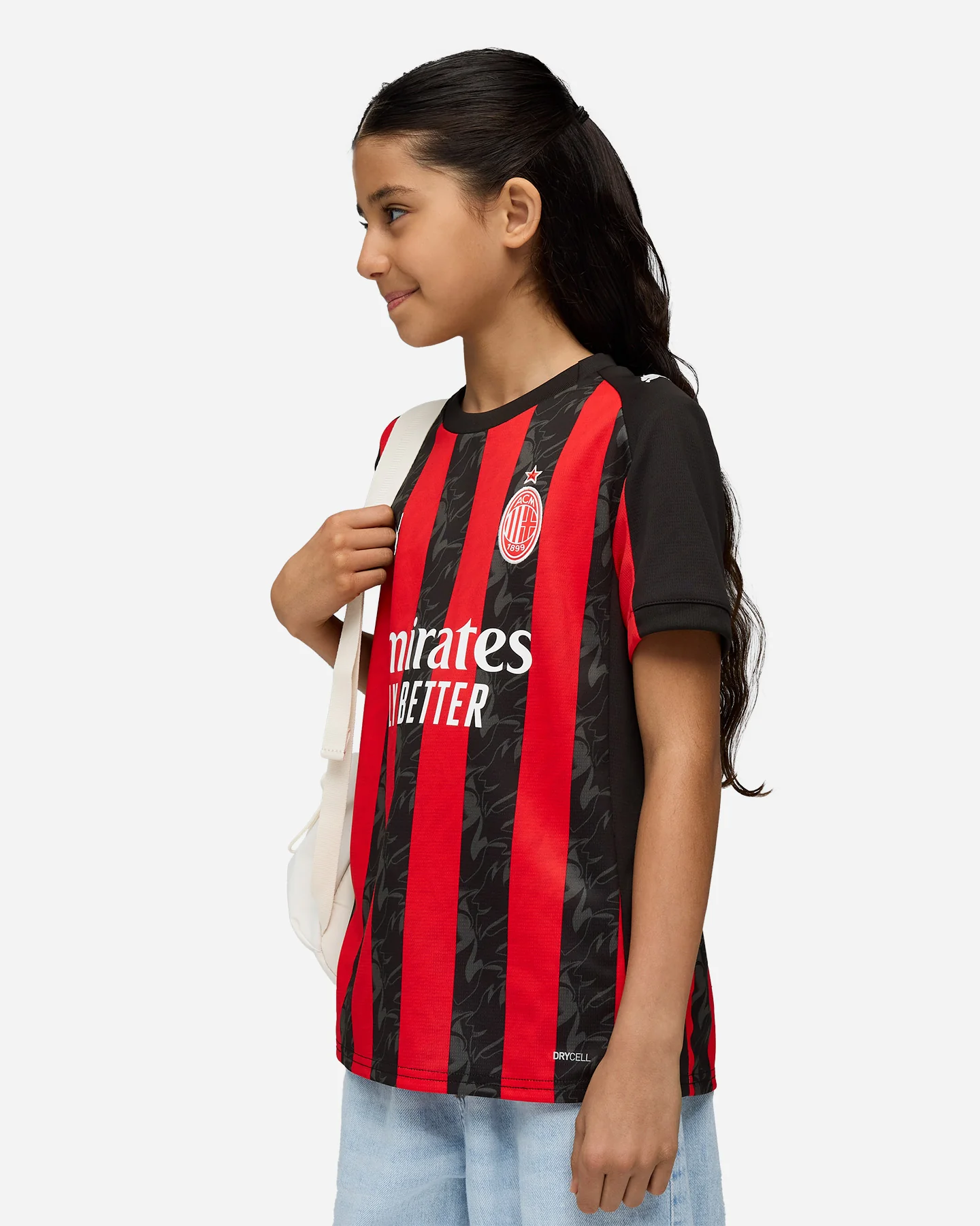 MAGLIA CALCIO UFFICIALE PUMA MILAN HOME 25-26 JR - Image 3